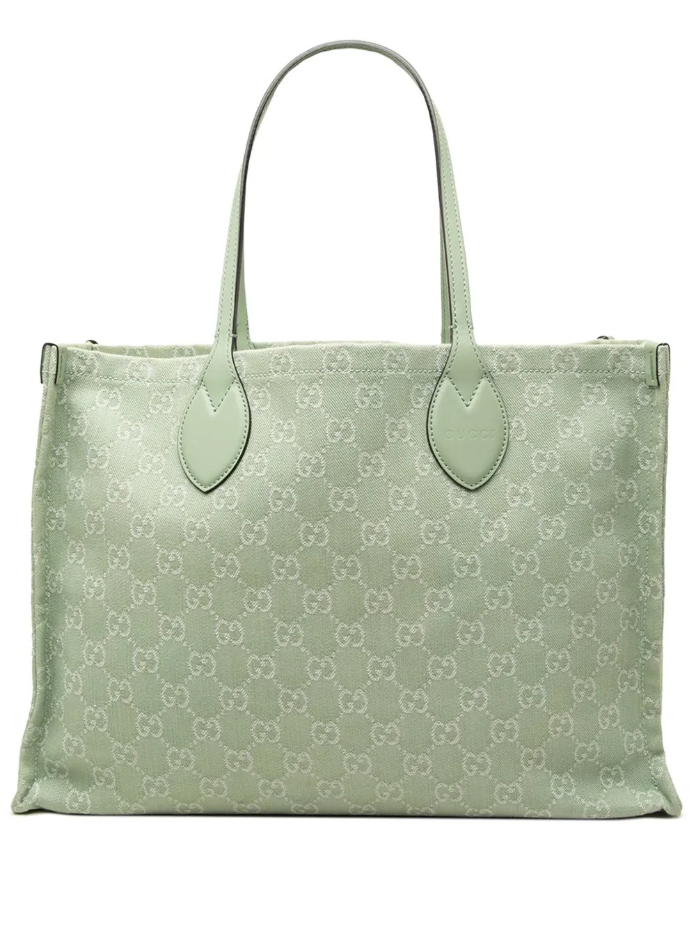 2016-2026 Large GG Denim Ophidia tote bag