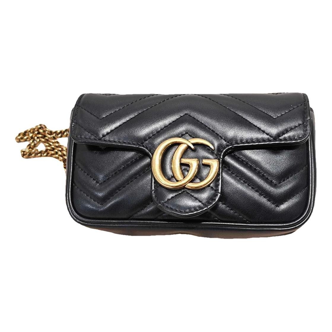 GG Marmont Flap leather crossbody bag