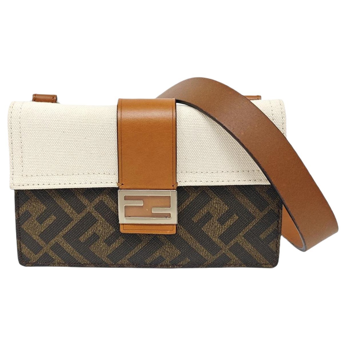 Baguette cloth crossbody bag