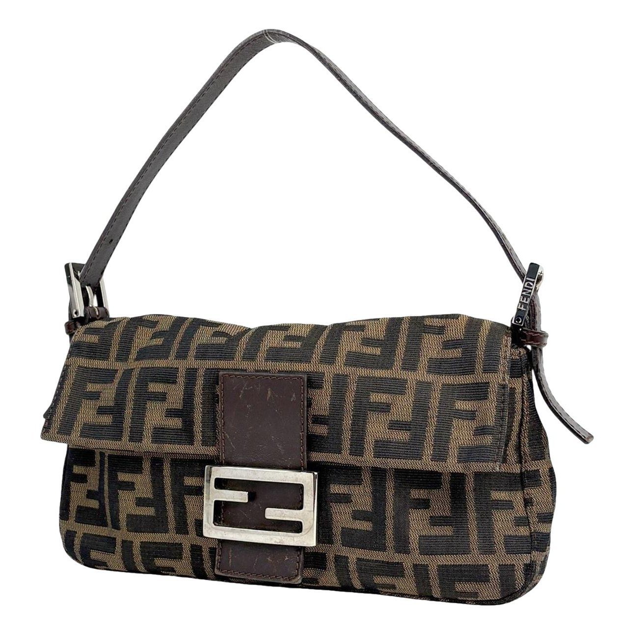 Baguette leather handbag