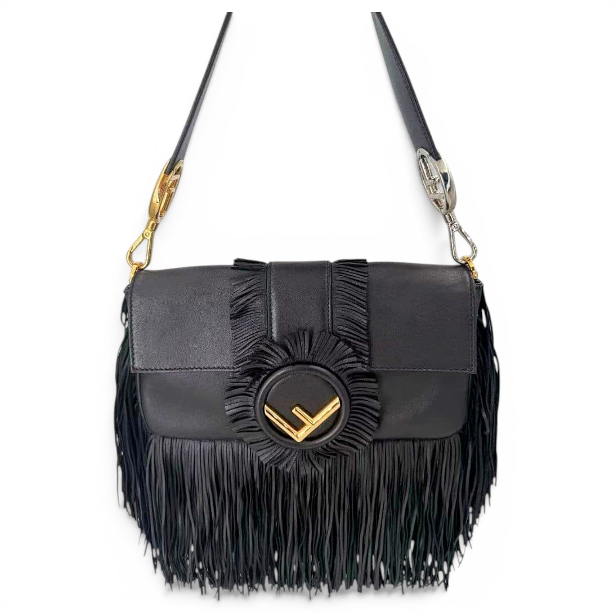 Baguette leather handbag