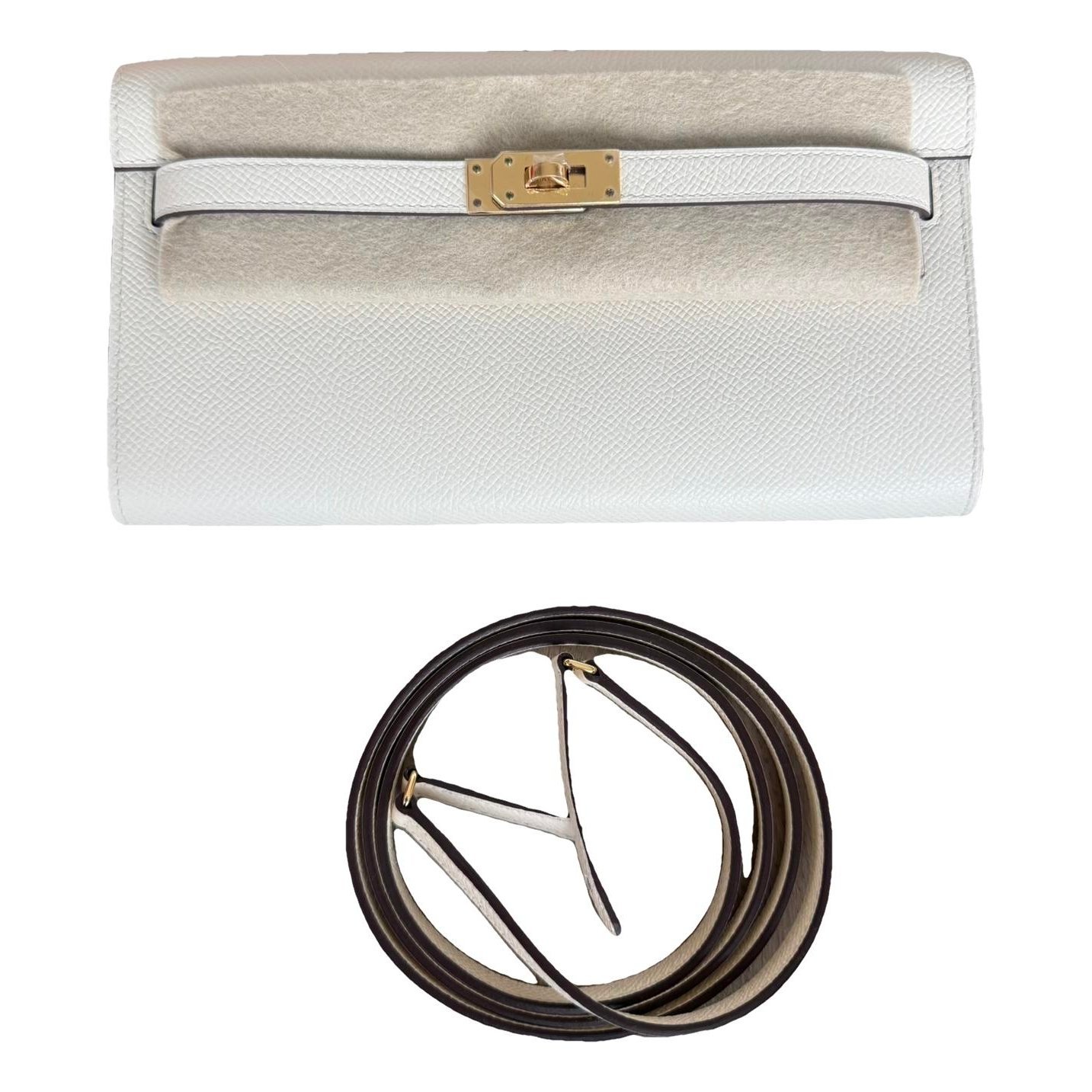 Hermes Kelly Handbag Nata Epsom Leather