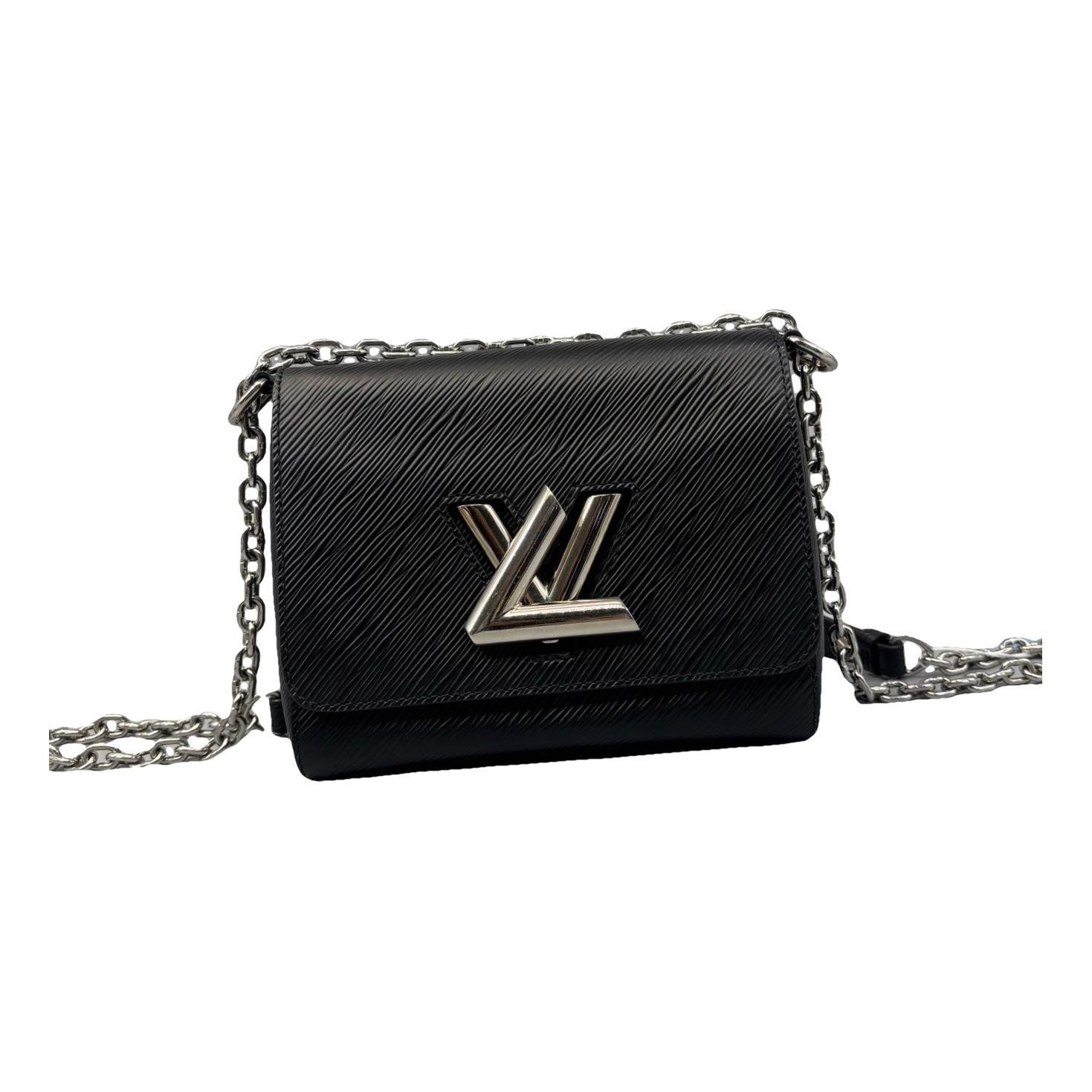 Twist leather handbag