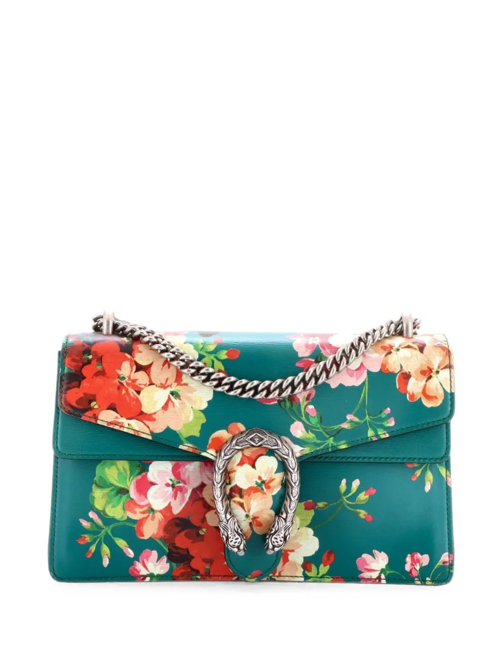 Dionysus Bag Blooms Print Leather Small shoulder bag