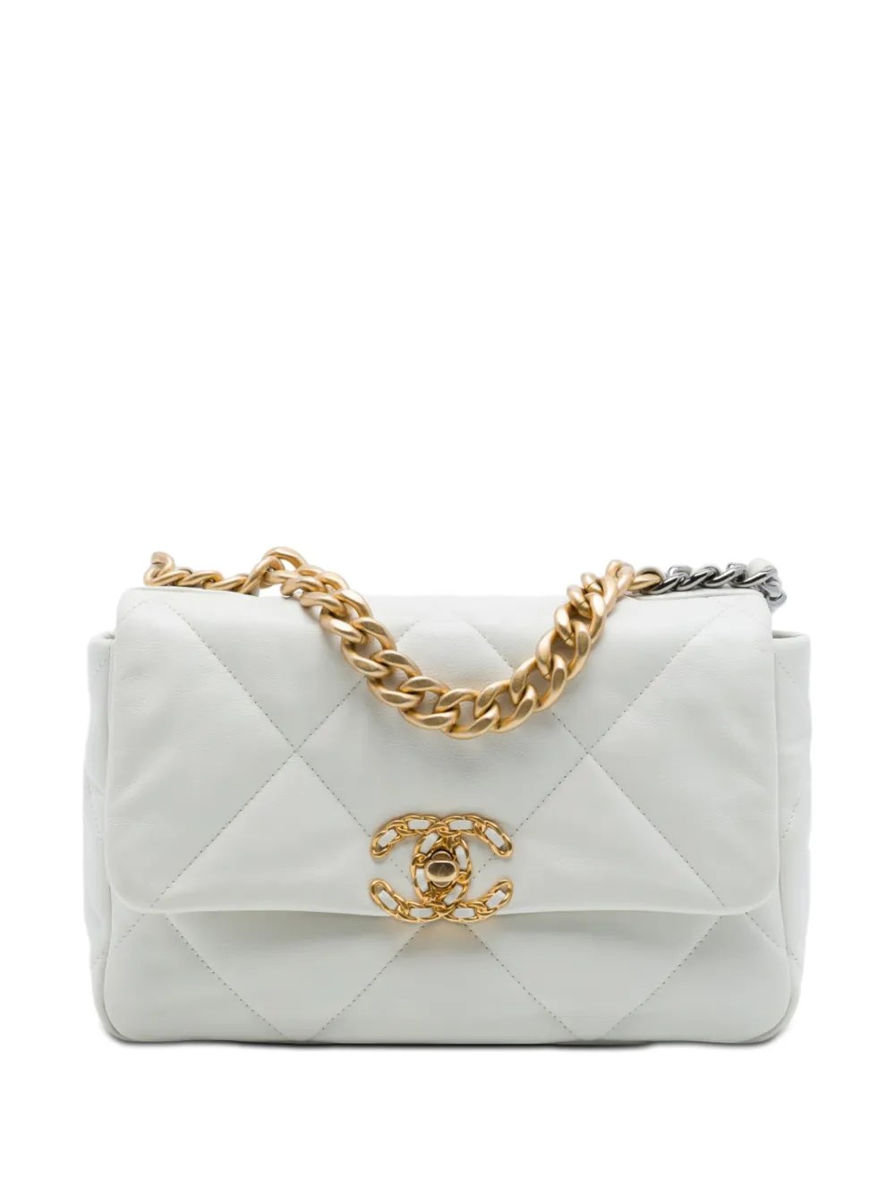 2019 Medium Lambskin 19 Flap satchel