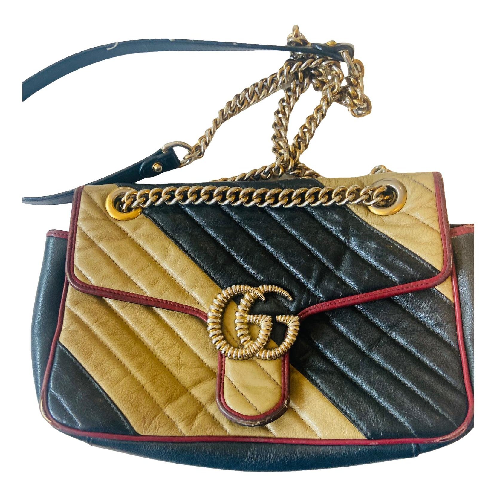 Marmont leather clutch bag