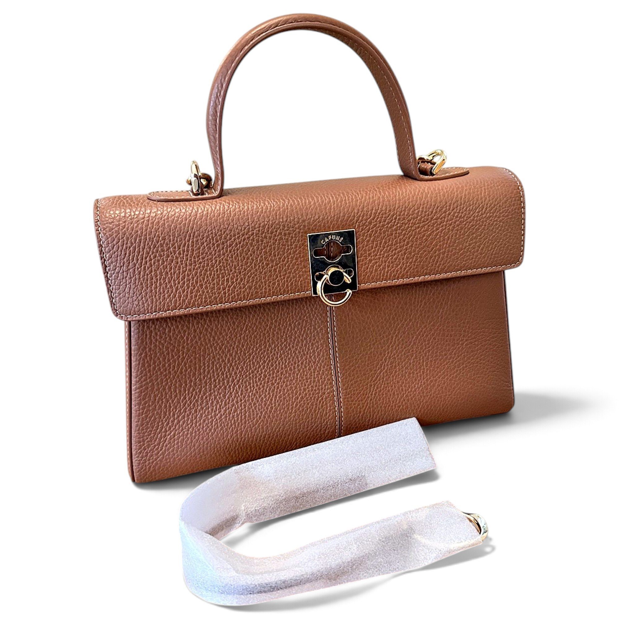 Leather handbag