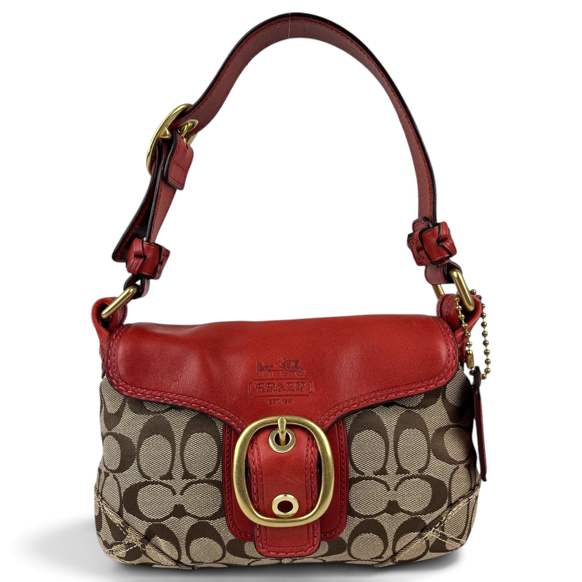 Signature Sufflette cloth handbag