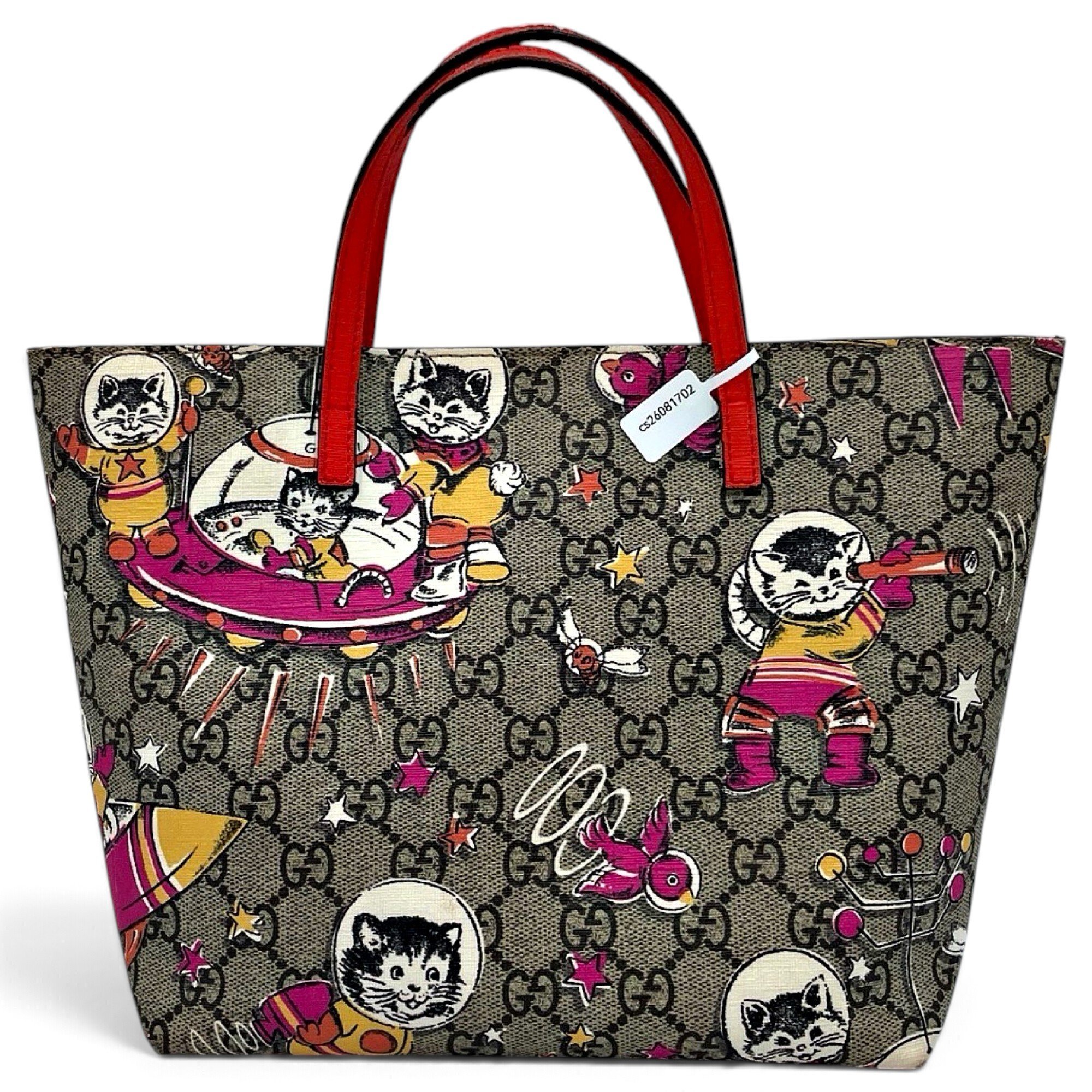 Animalier leather tote