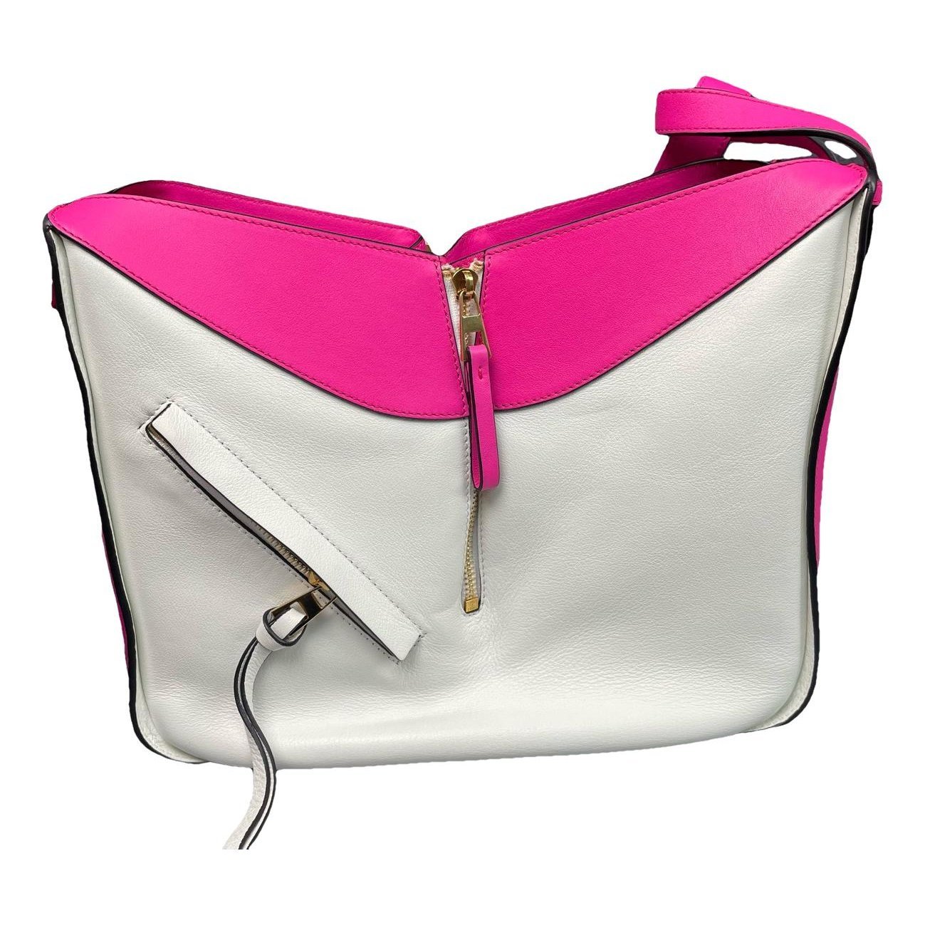 Hammock leather handbag