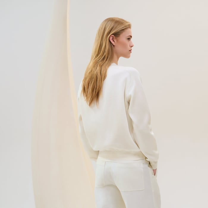 Blanc Cassé "Coaching" Long-sleeve Sweater