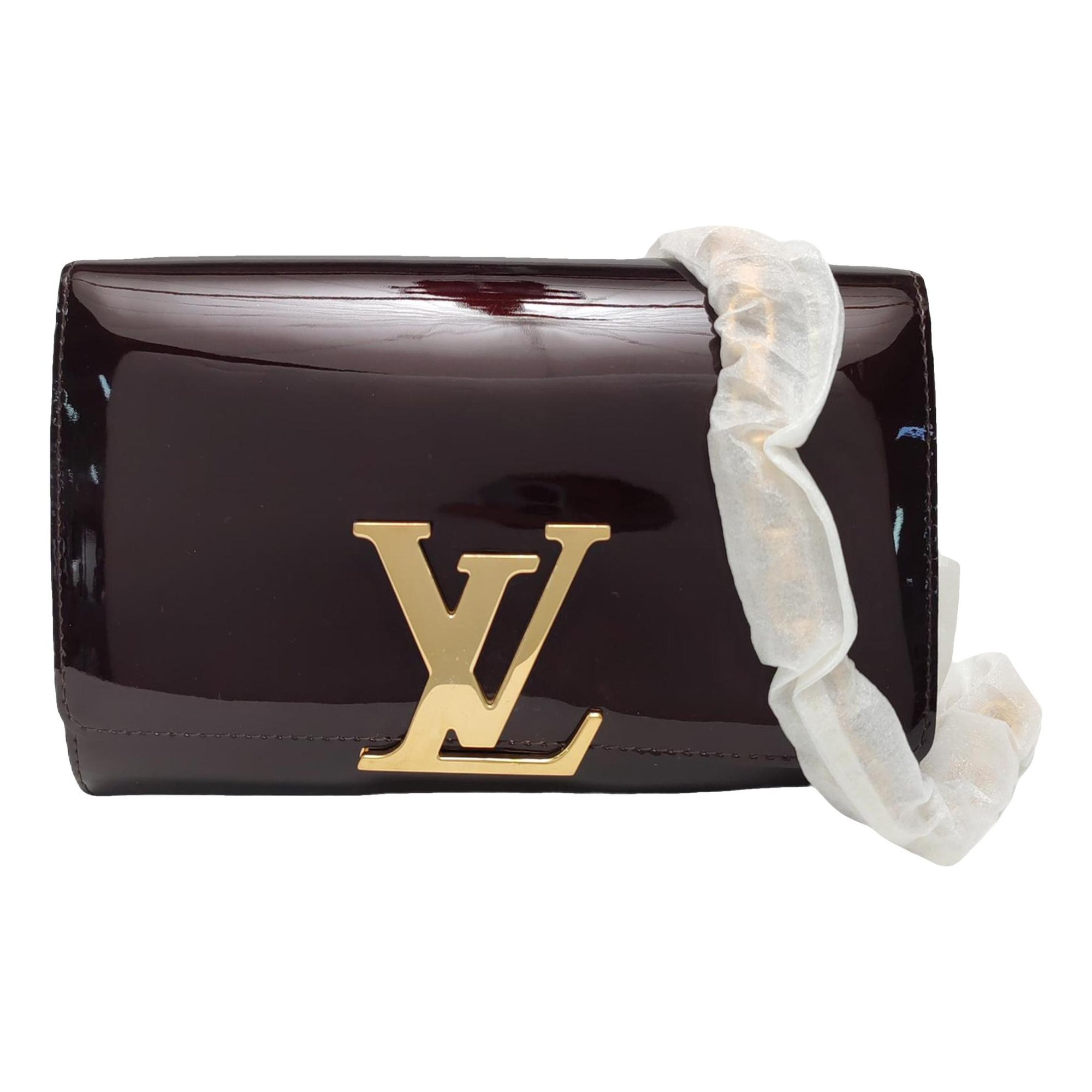 Louise patent leather crossbody bag