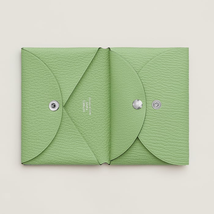 Vert Criquet Calvi Duo Compact Card Holder