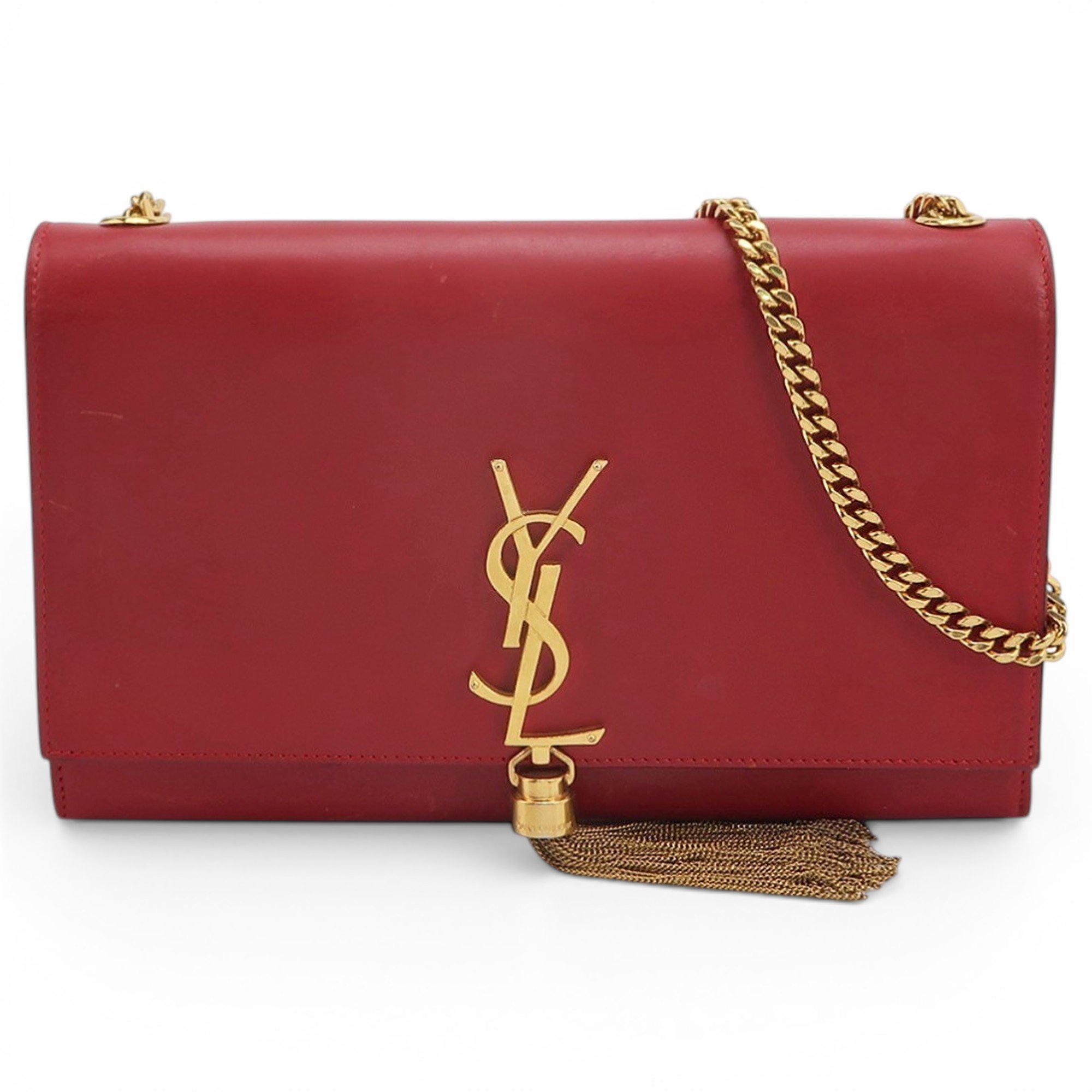 Pompom Kate leather handbag