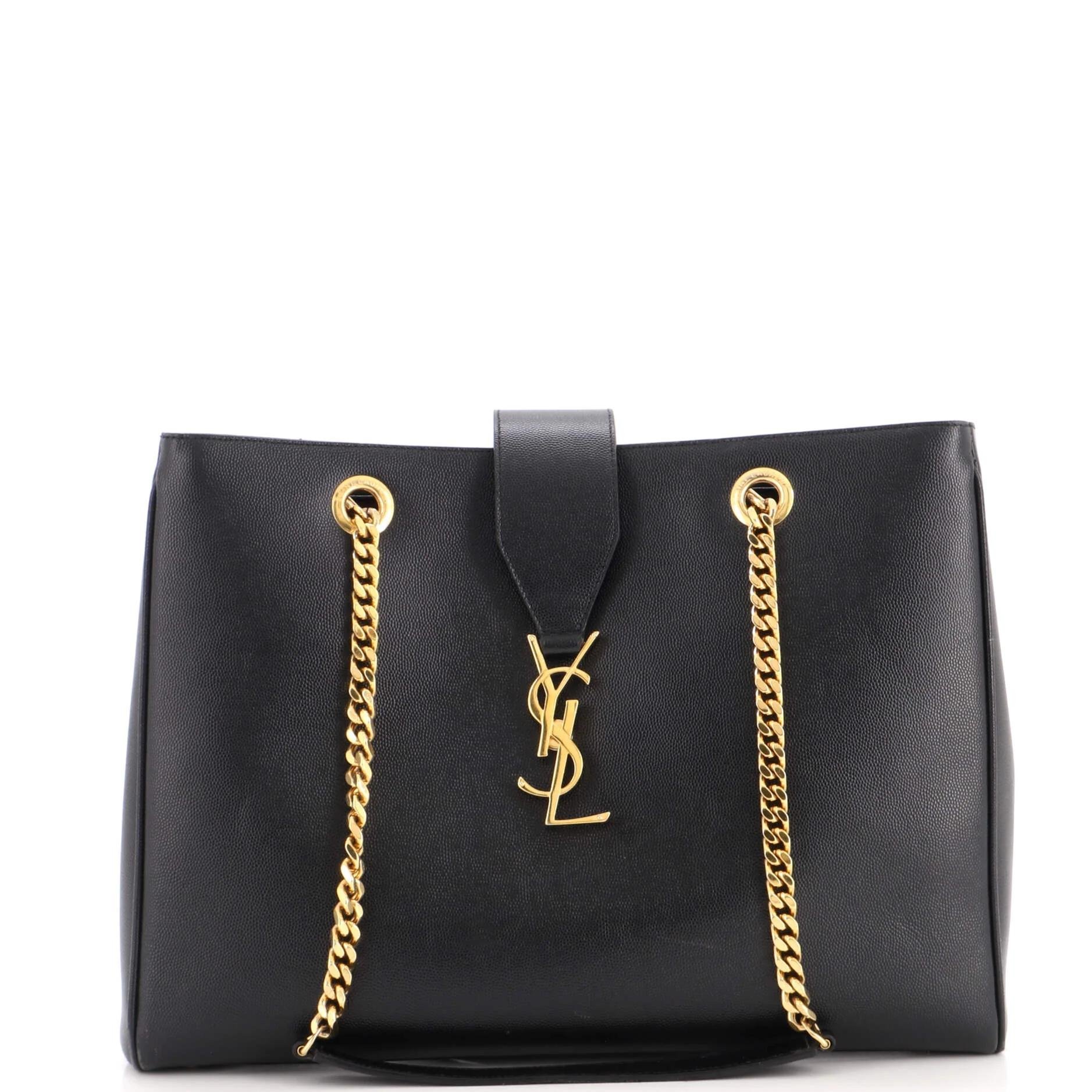 Leather tote