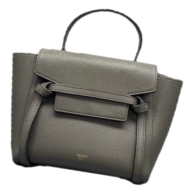 Belt leather handbag