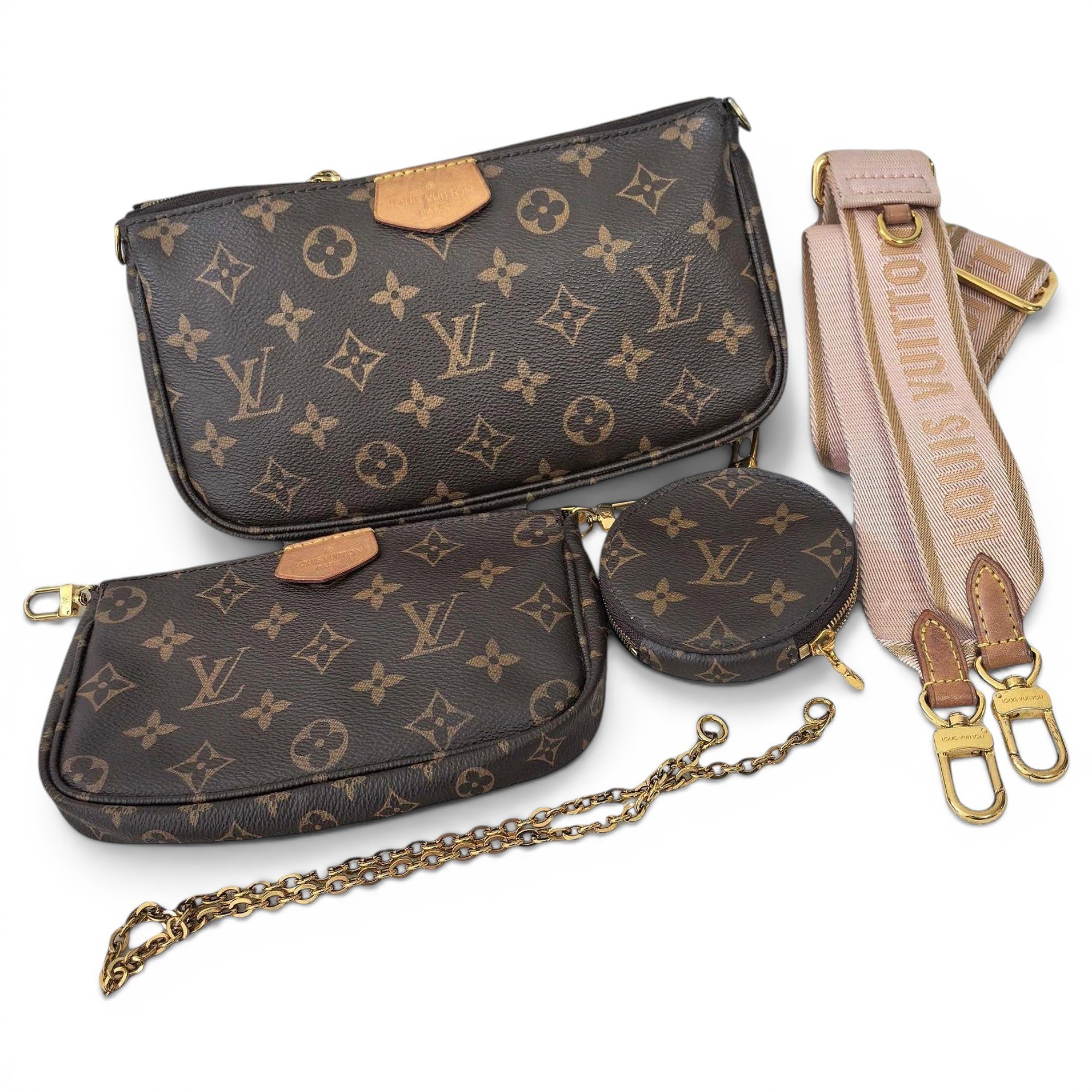 Multi Pochette Accessoires leather handbag