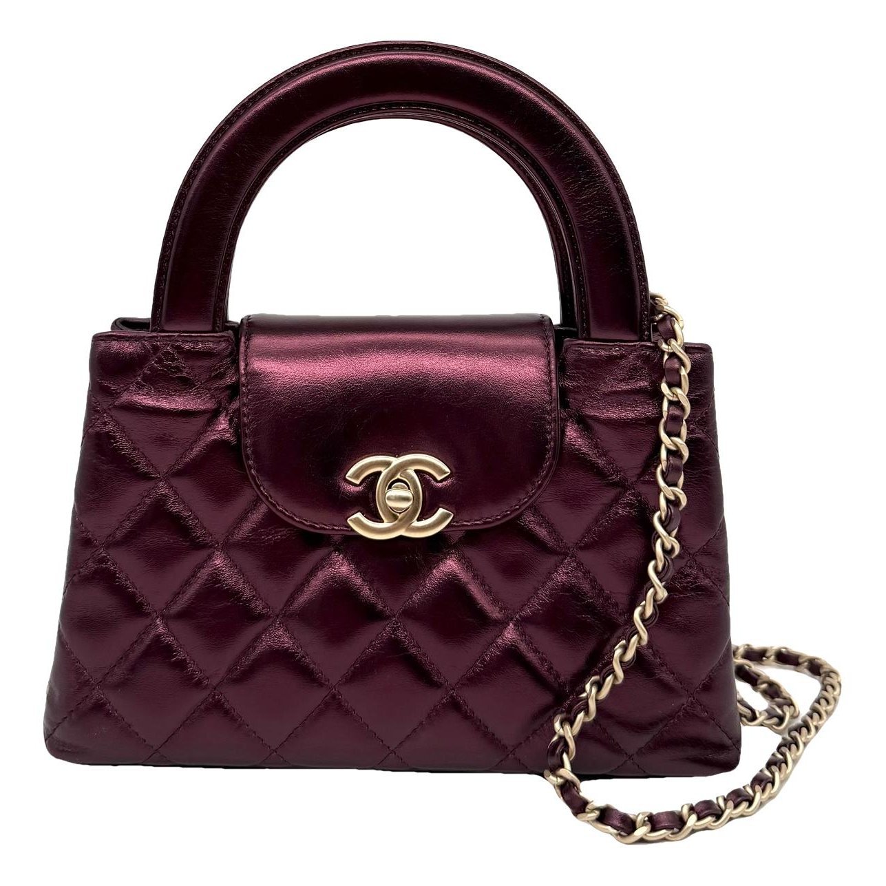 Mini Shopping leather crossbody bag