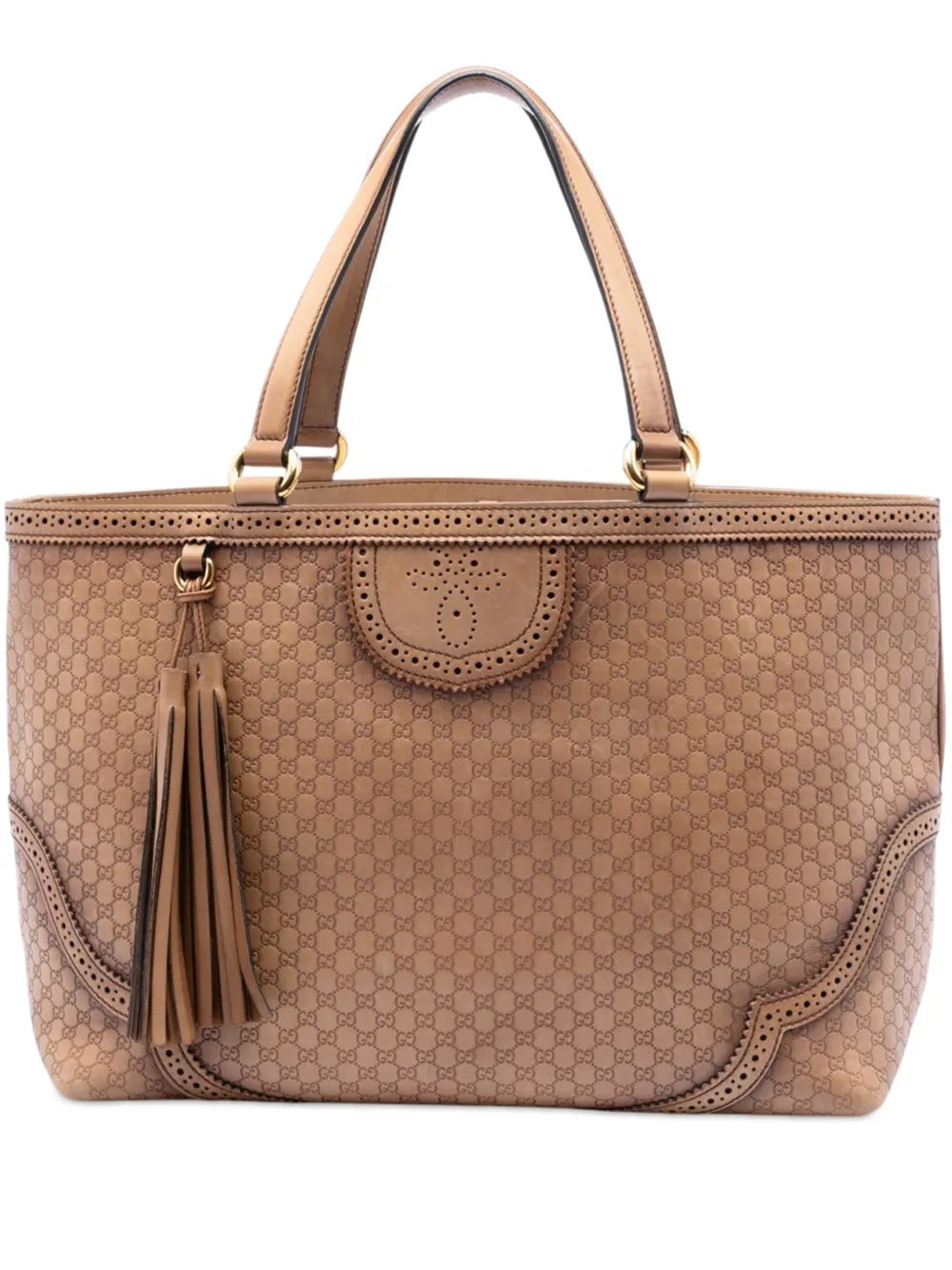 2016-2026 Large Microguccissima Brogue Duilio tote bag