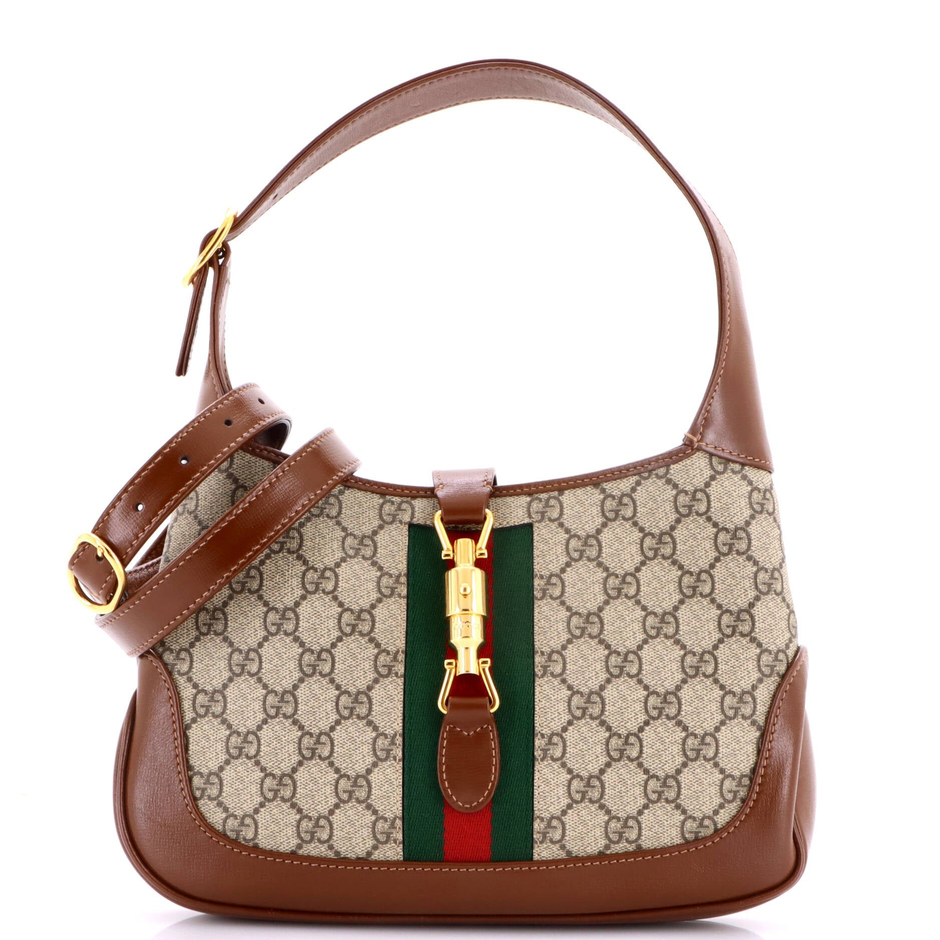 Jackie 1961 Hobo GG Coated Canvas Small