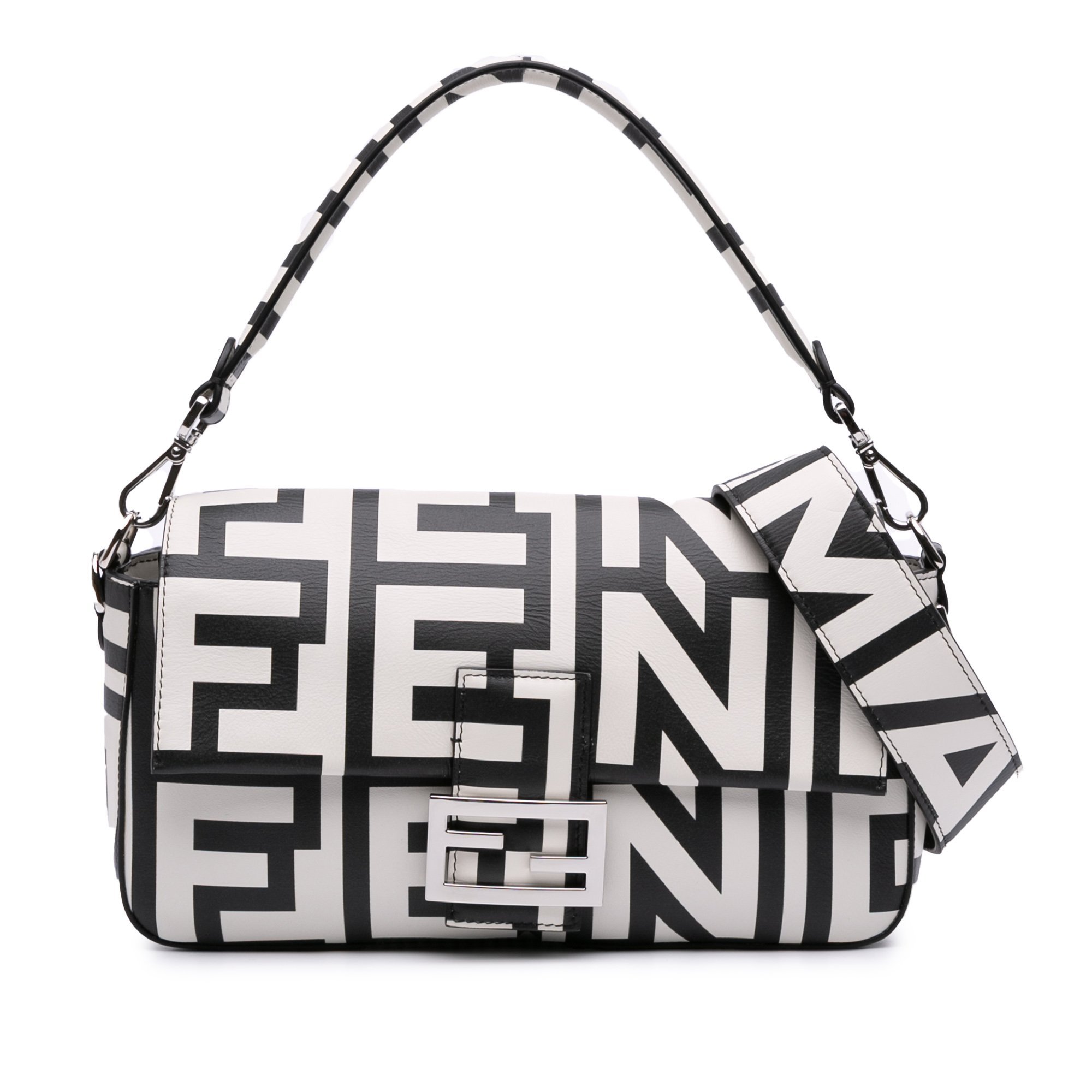 Baguette leather handbag