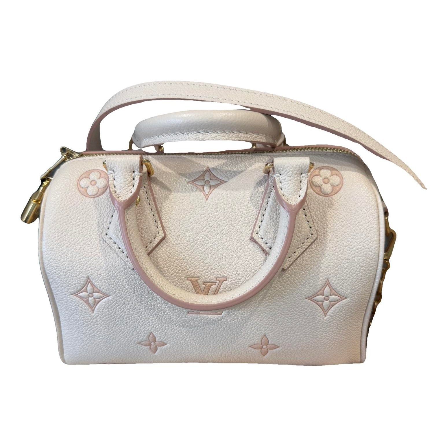 Speedy leather handbag