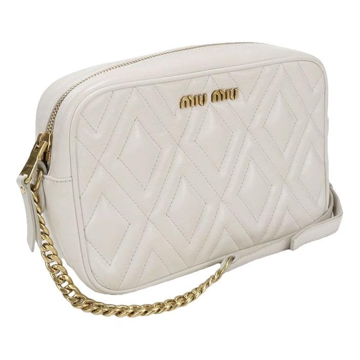 My Miu leather handbag