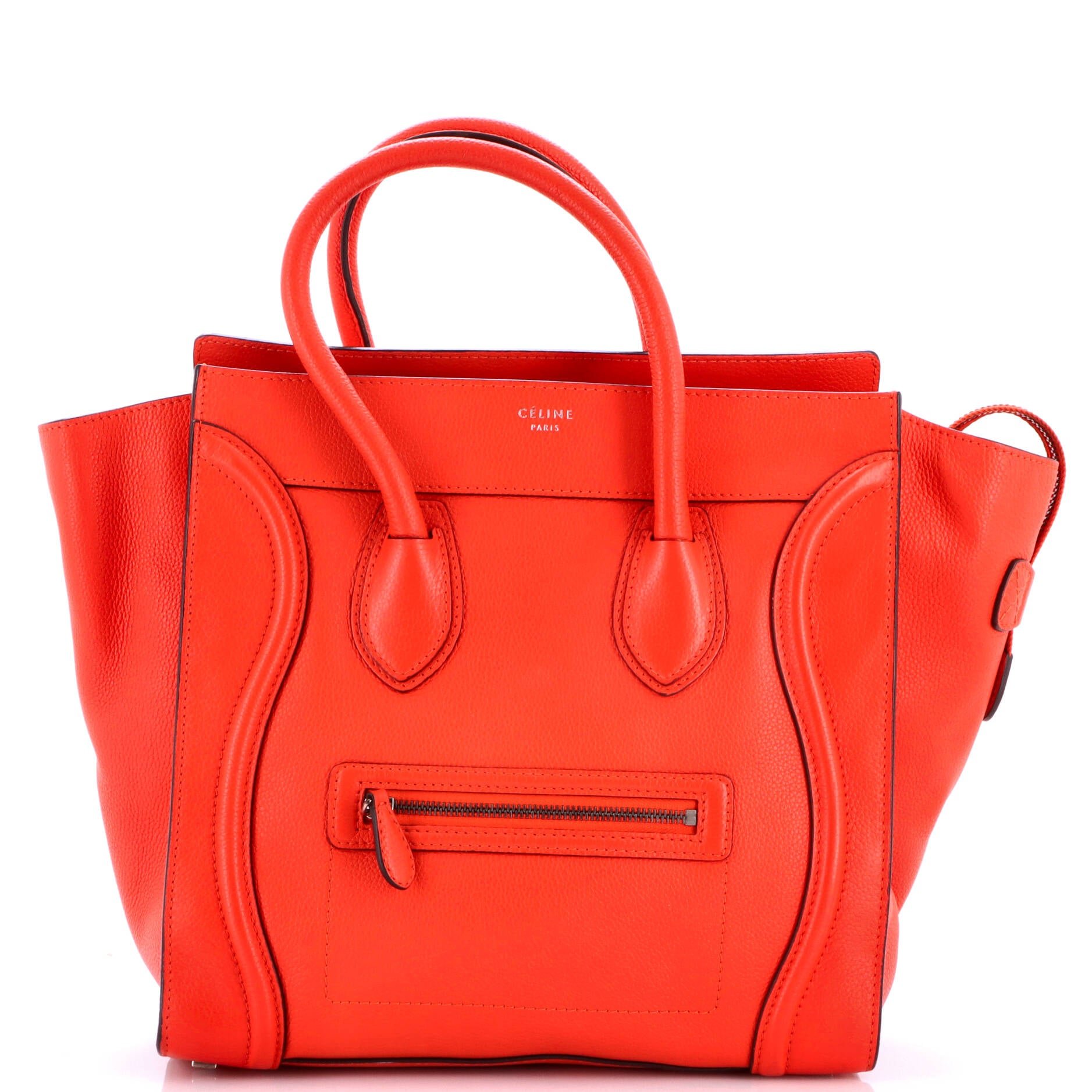 Luggage Bag Grainy Leather Mini