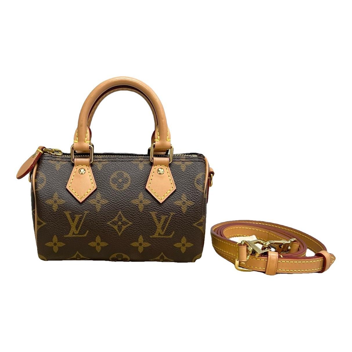 Nano Speedy / Mini HL leather handbag