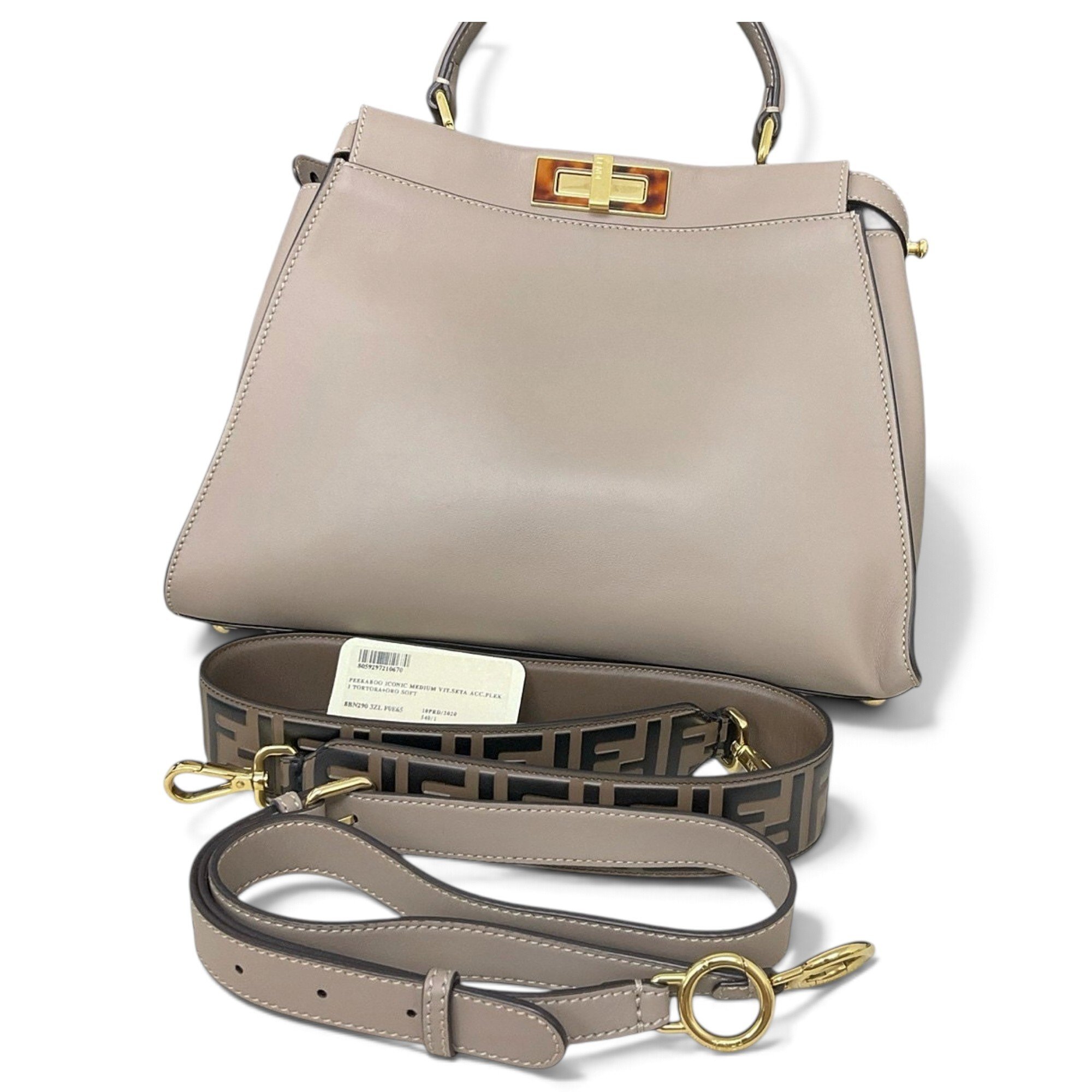 Peekaboo leather handbag
