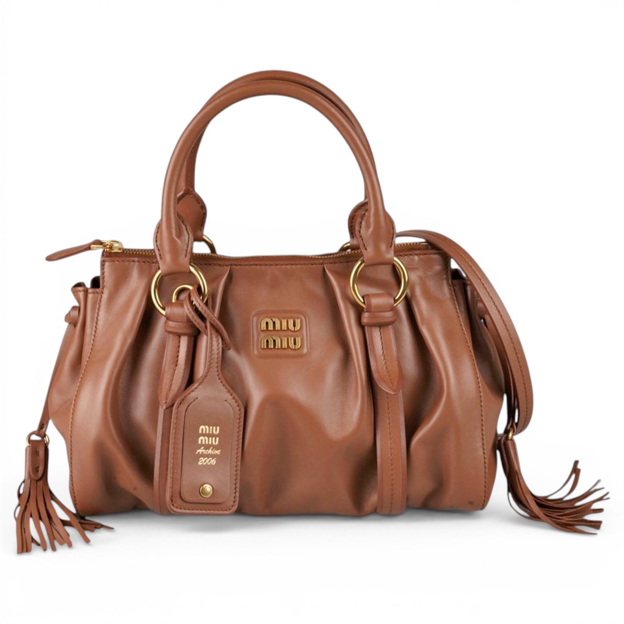 Leather crossbody bag