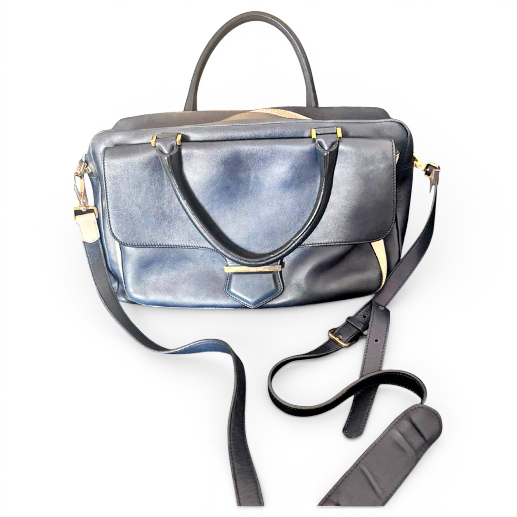 D Bag leather tote