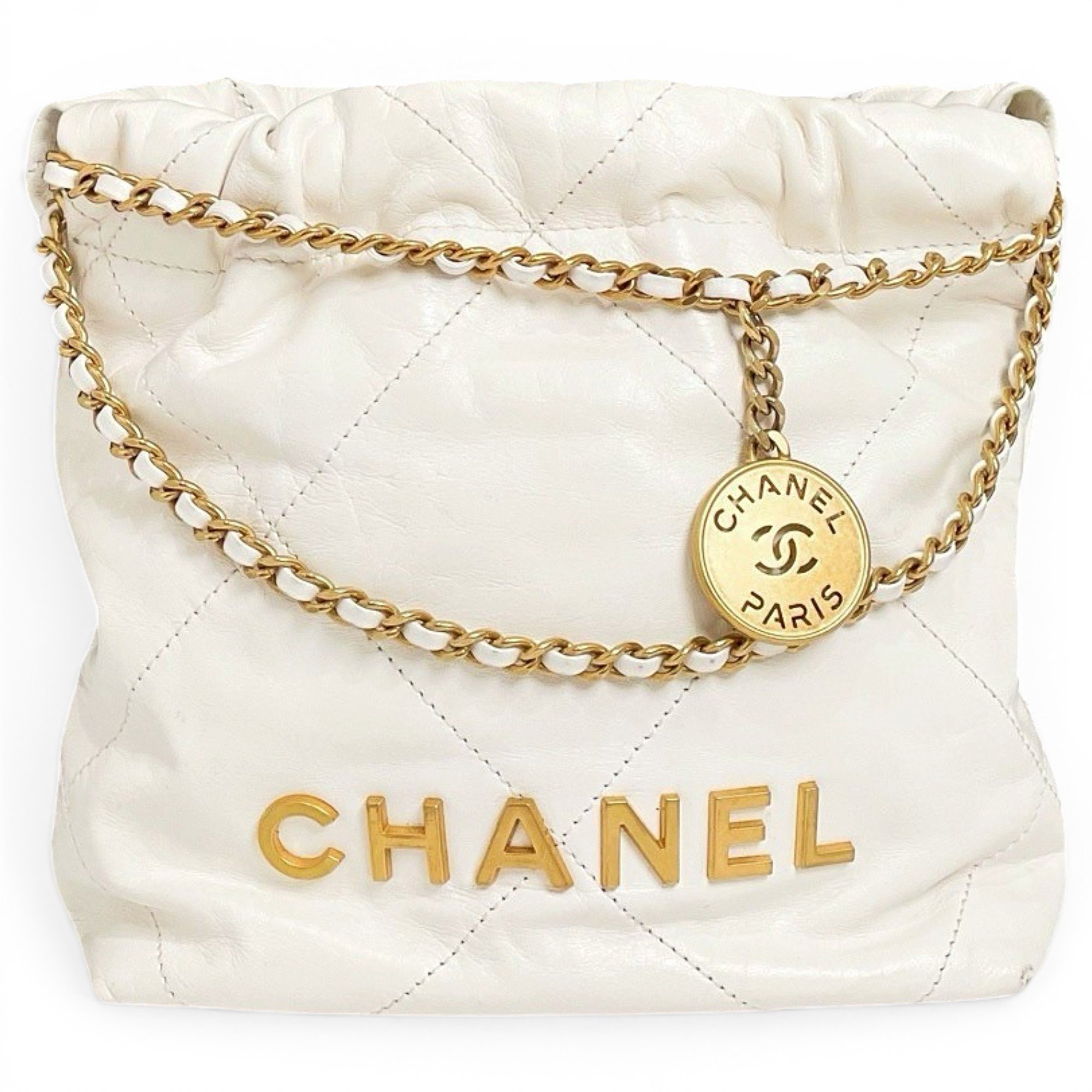 Chanel 22 leather handbag