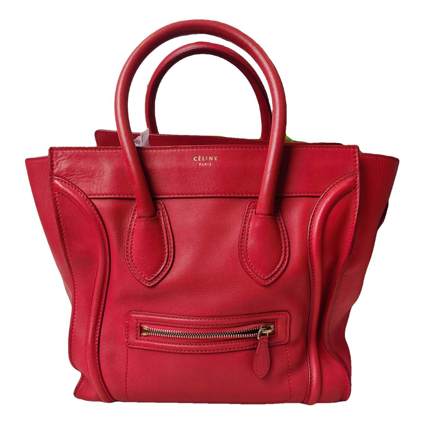 Luggage leather handbag