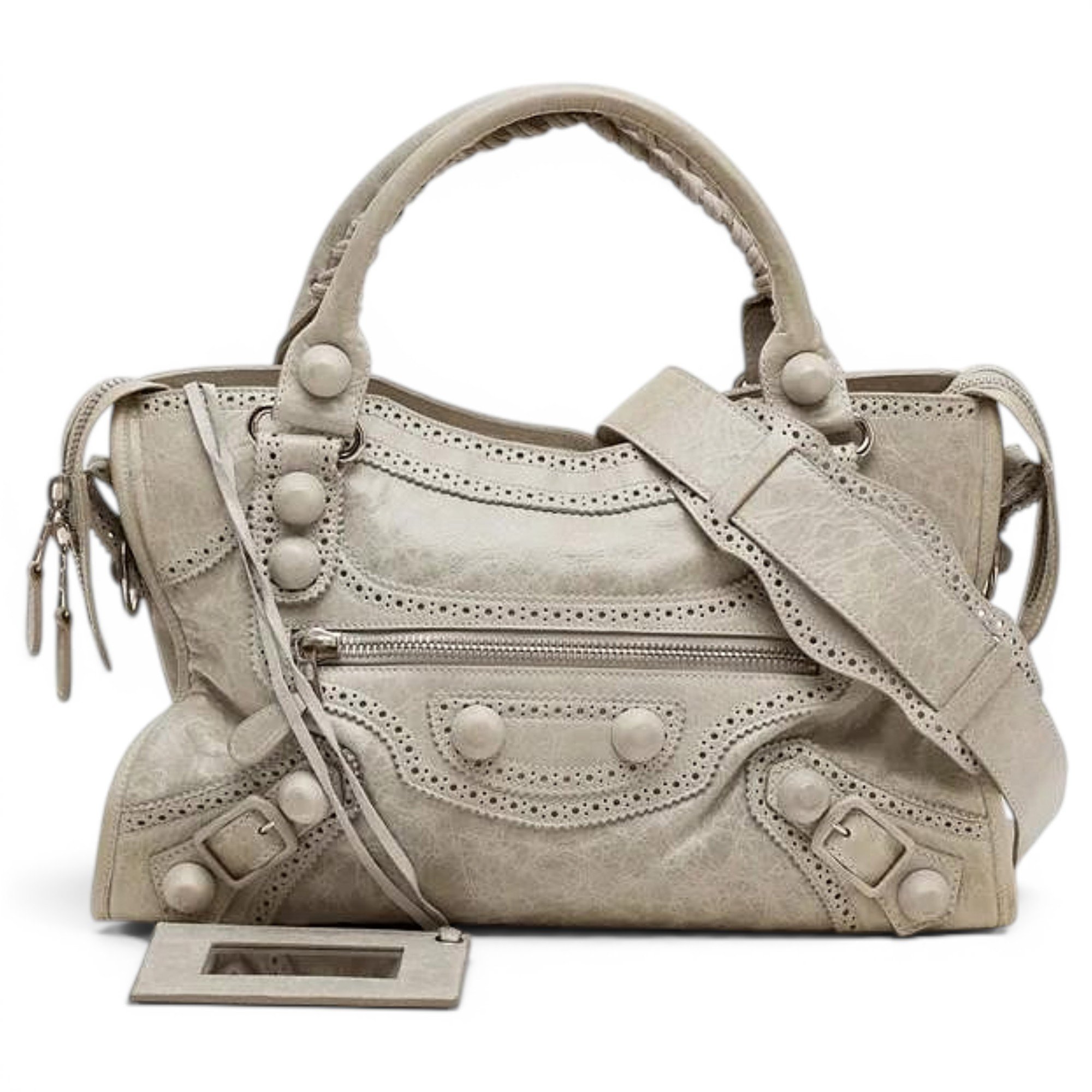 City leather crossbody bag