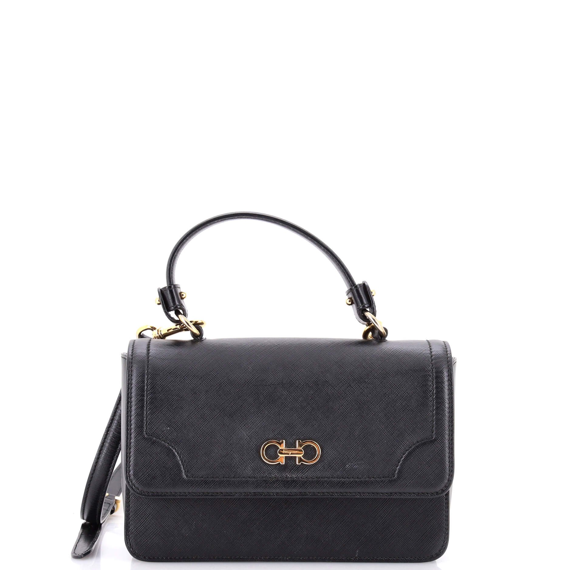 Seila Top Handle Bag Leather Small