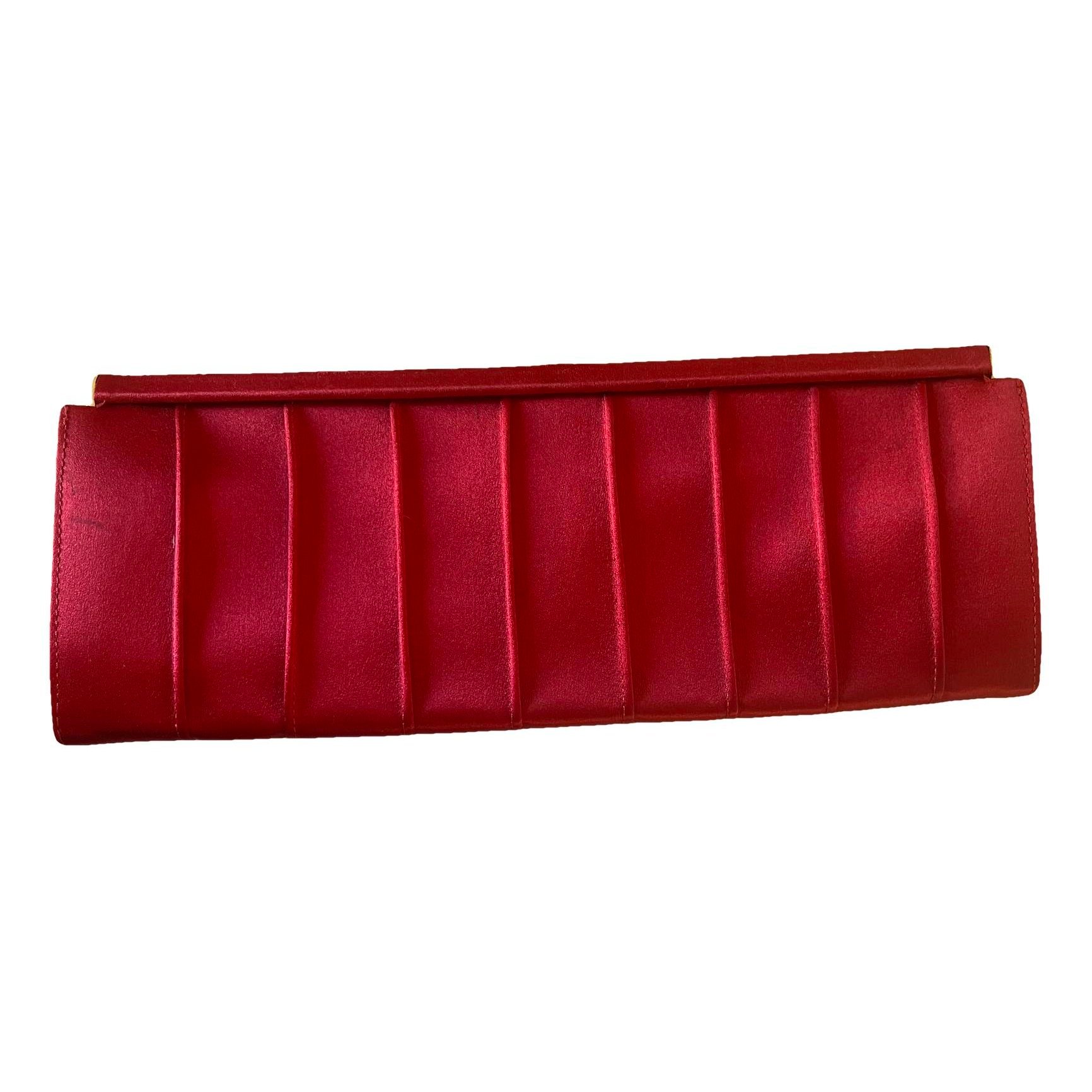 Silk clutch bag