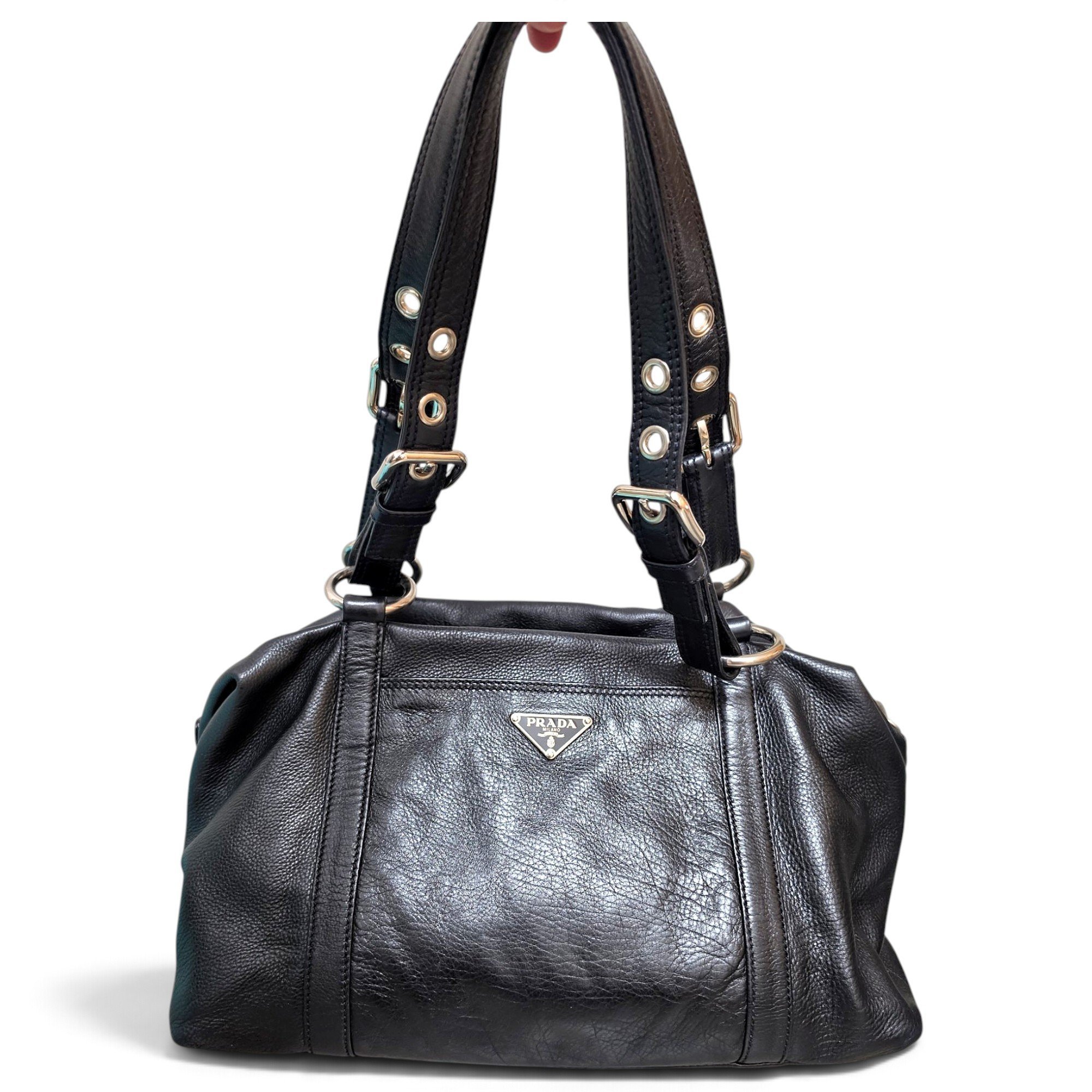 Leather handbag
