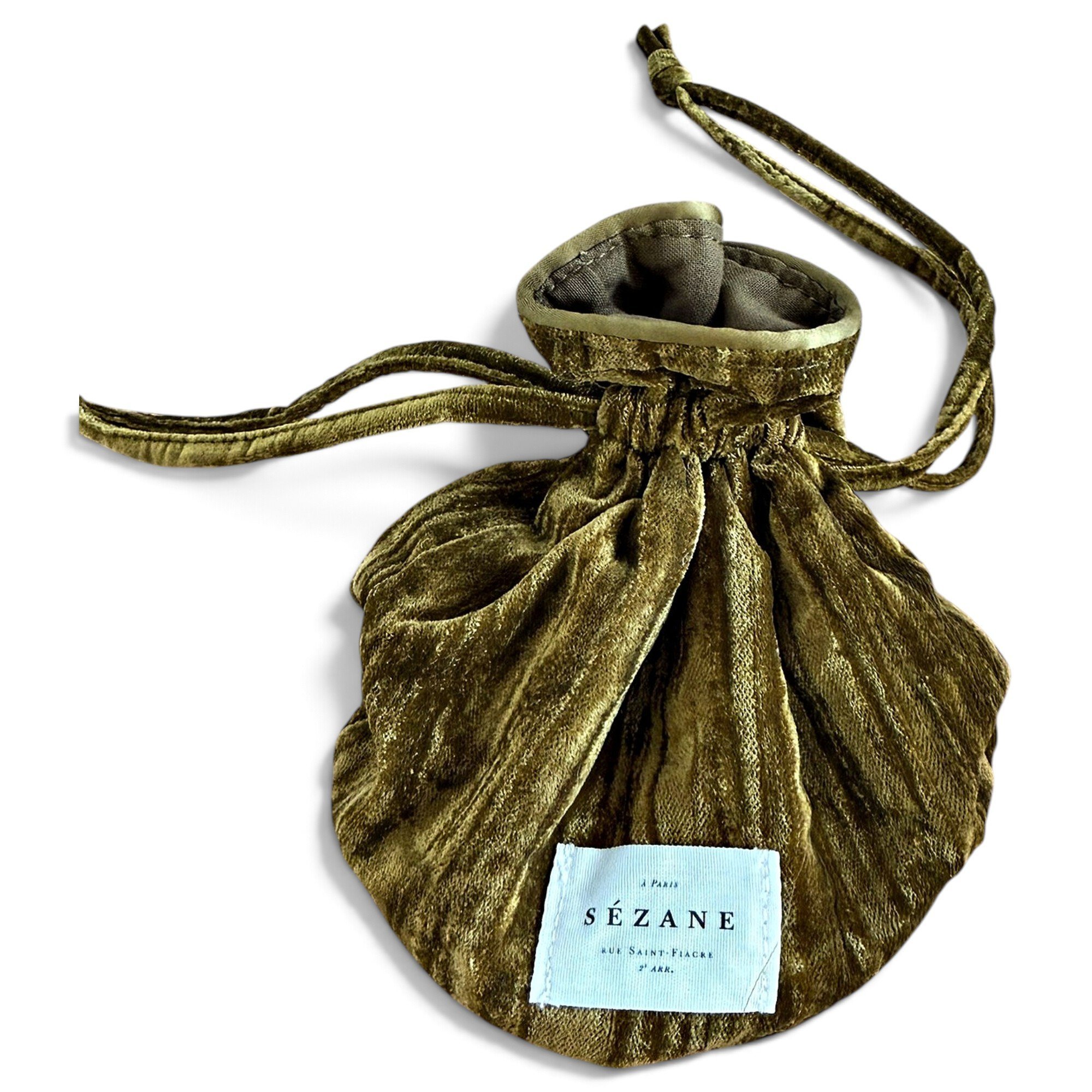 Farrow velvet clutch bag