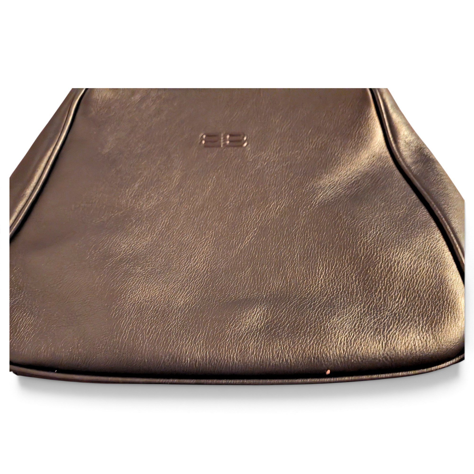 BB Reporter leather handbag