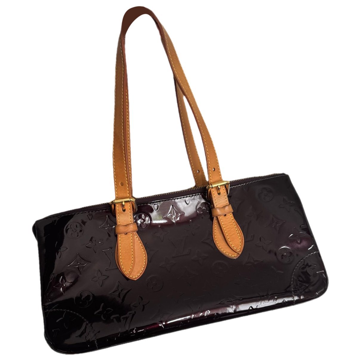 Houston patent leather tote