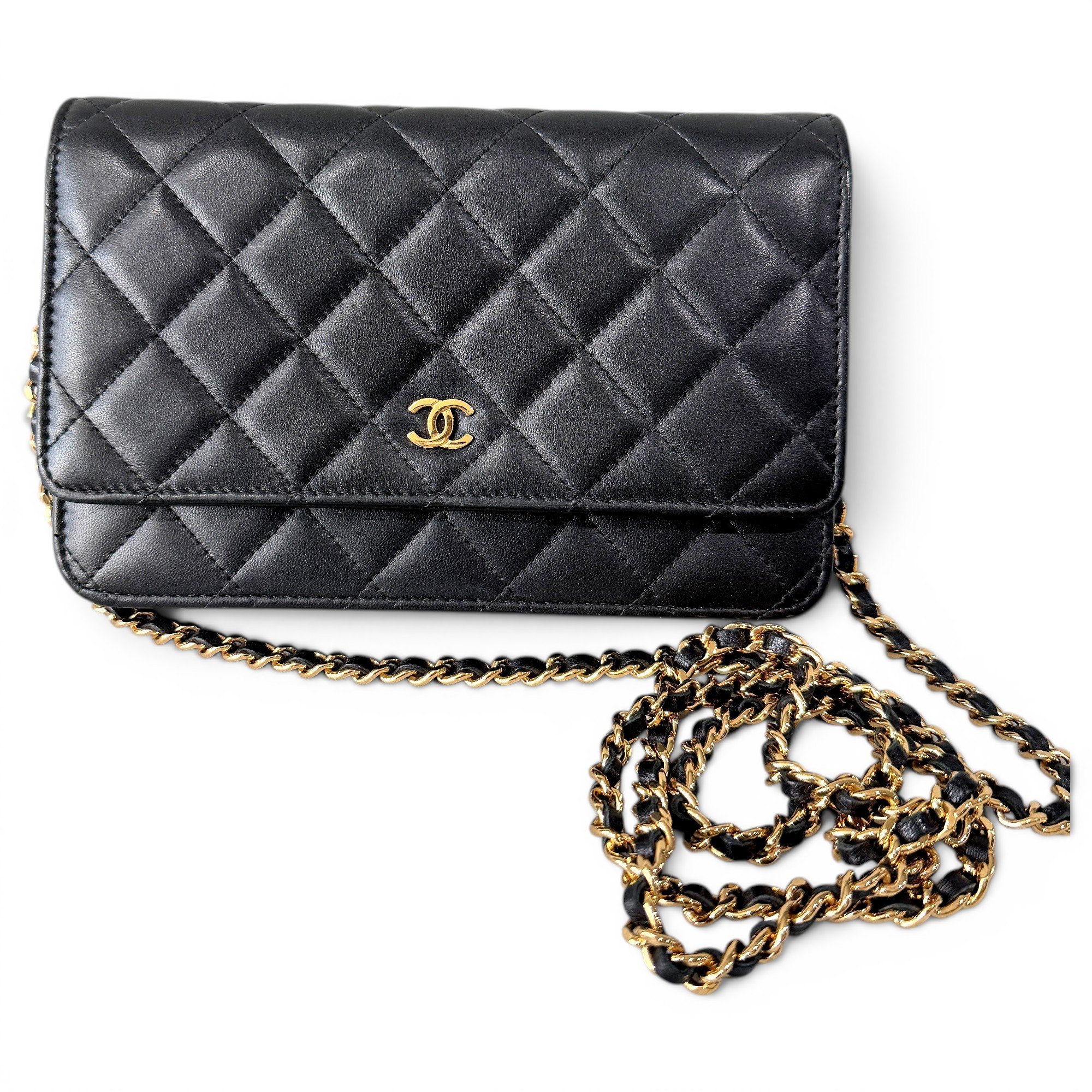 Wallet On Chain Timeless/Classique leather handbag