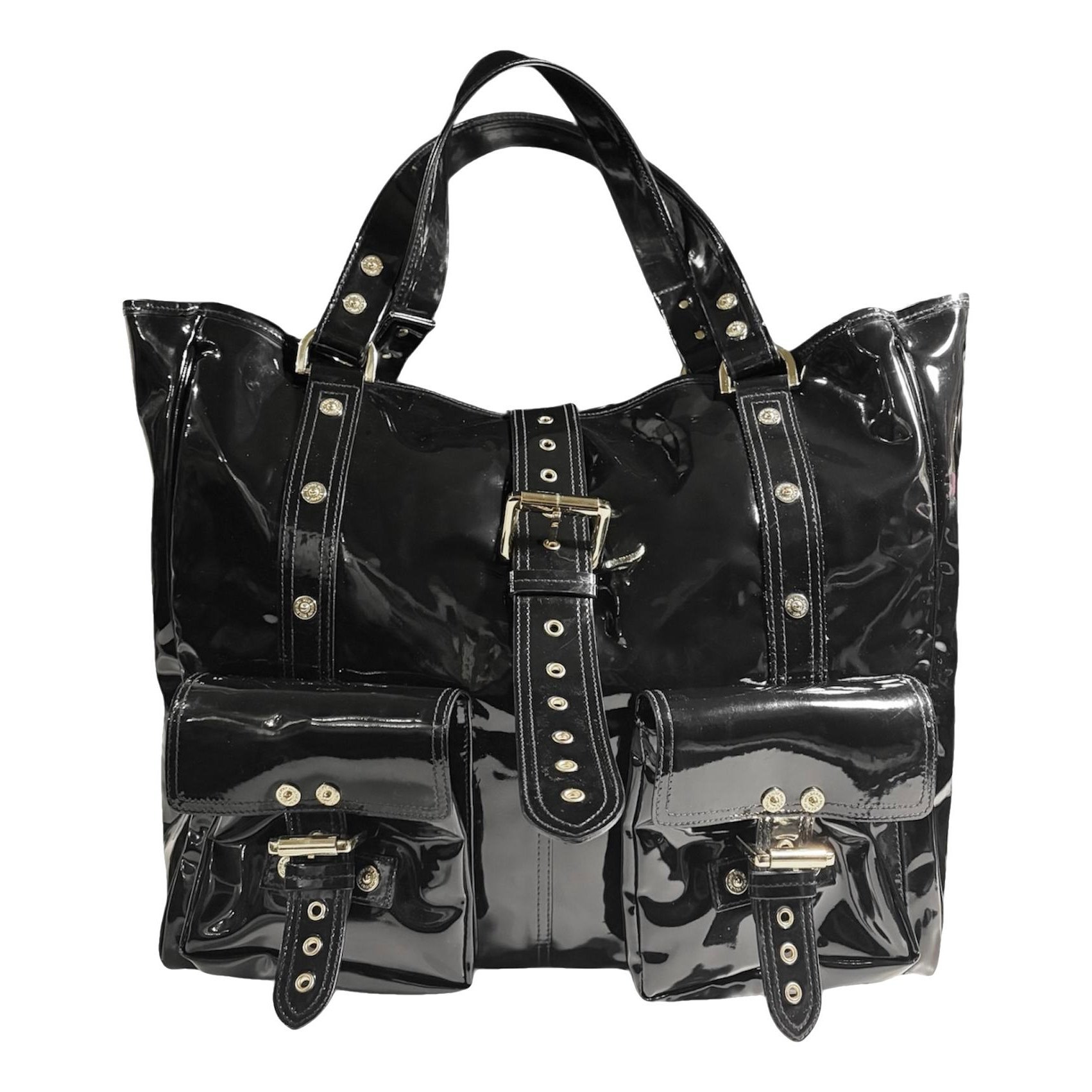 Roxanne patent leather handbag