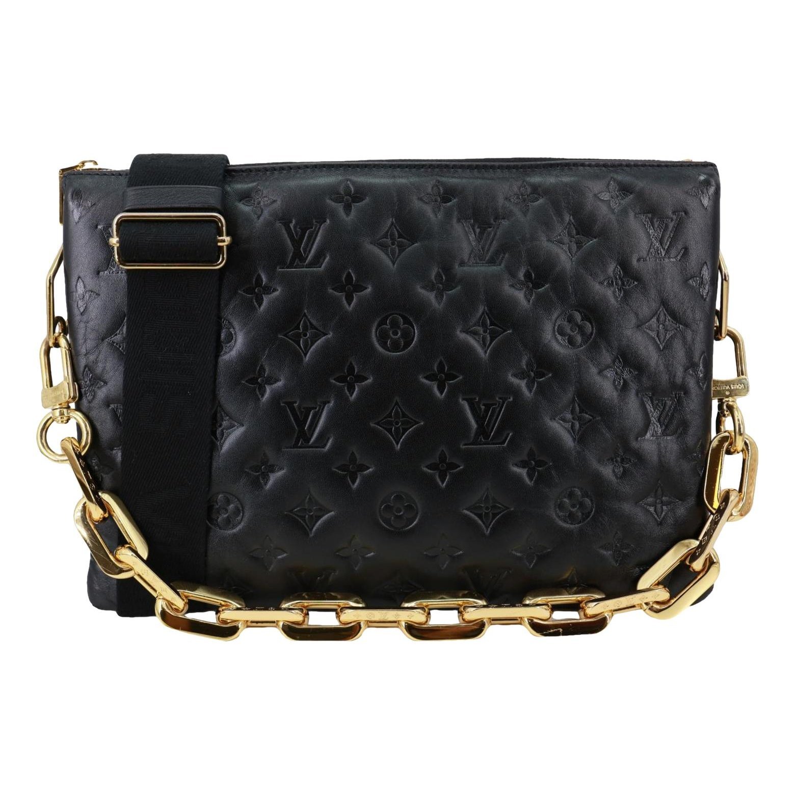 Coussin leather handbag