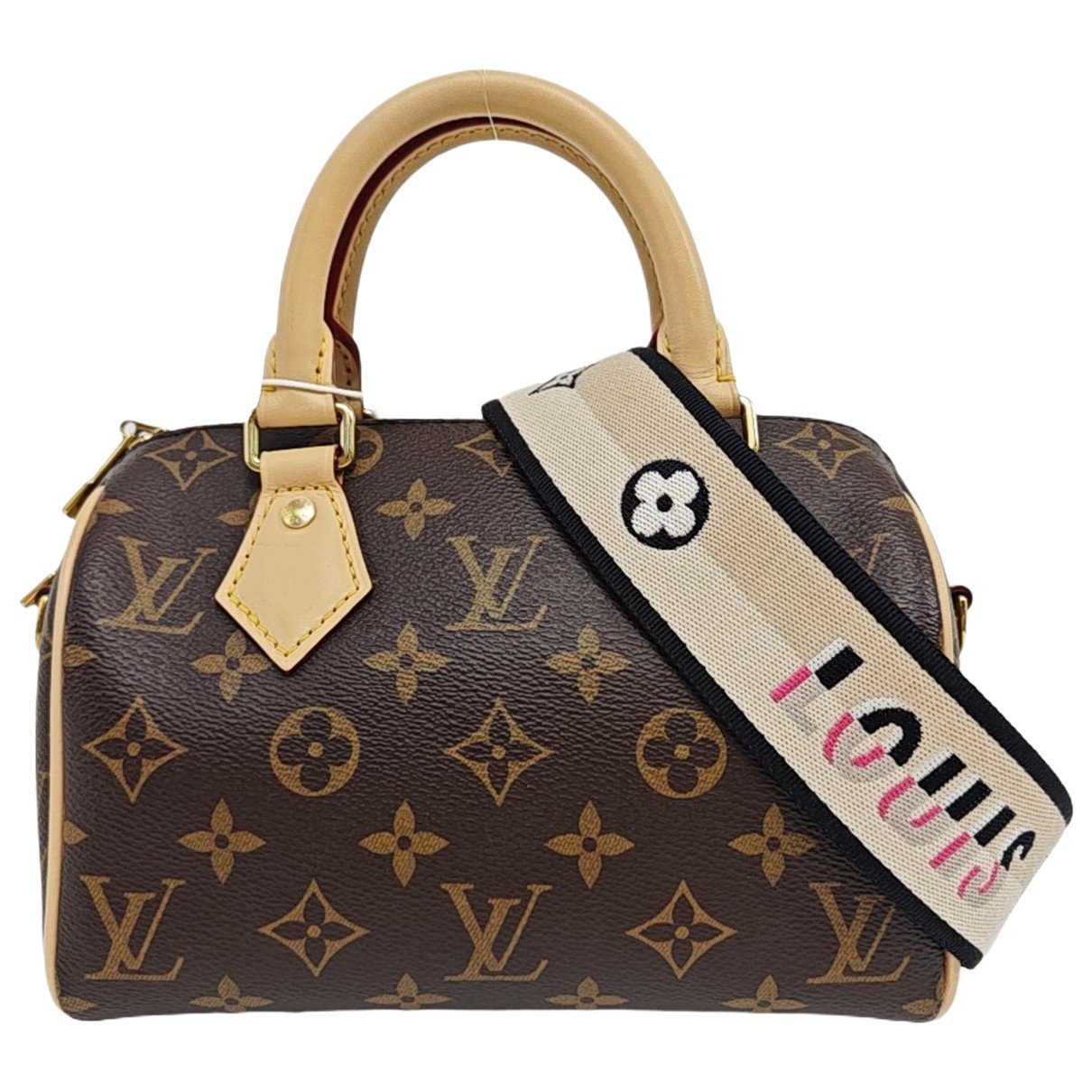 Nano Speedy / Mini HL leather handbag