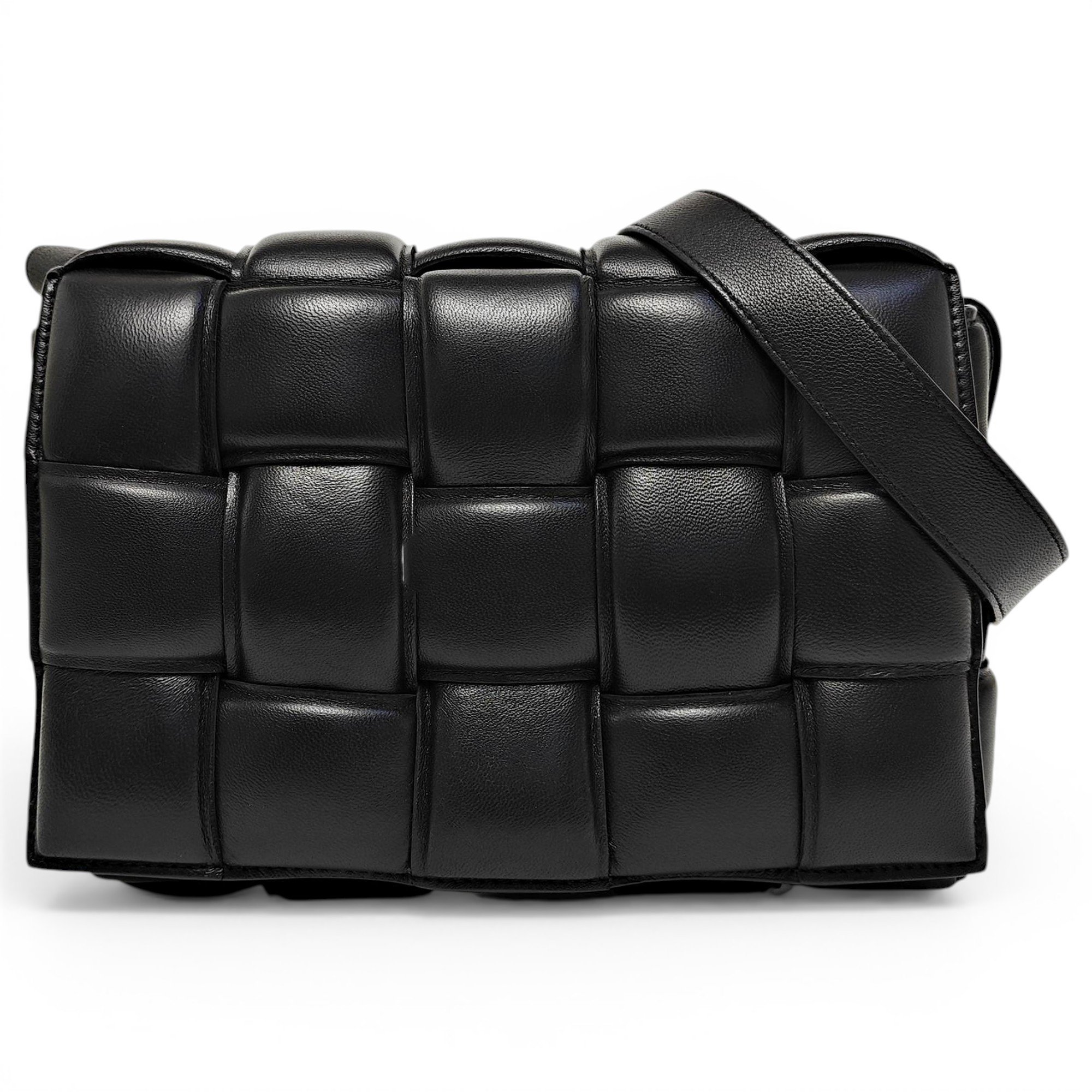 Cassette Padded leather handbag