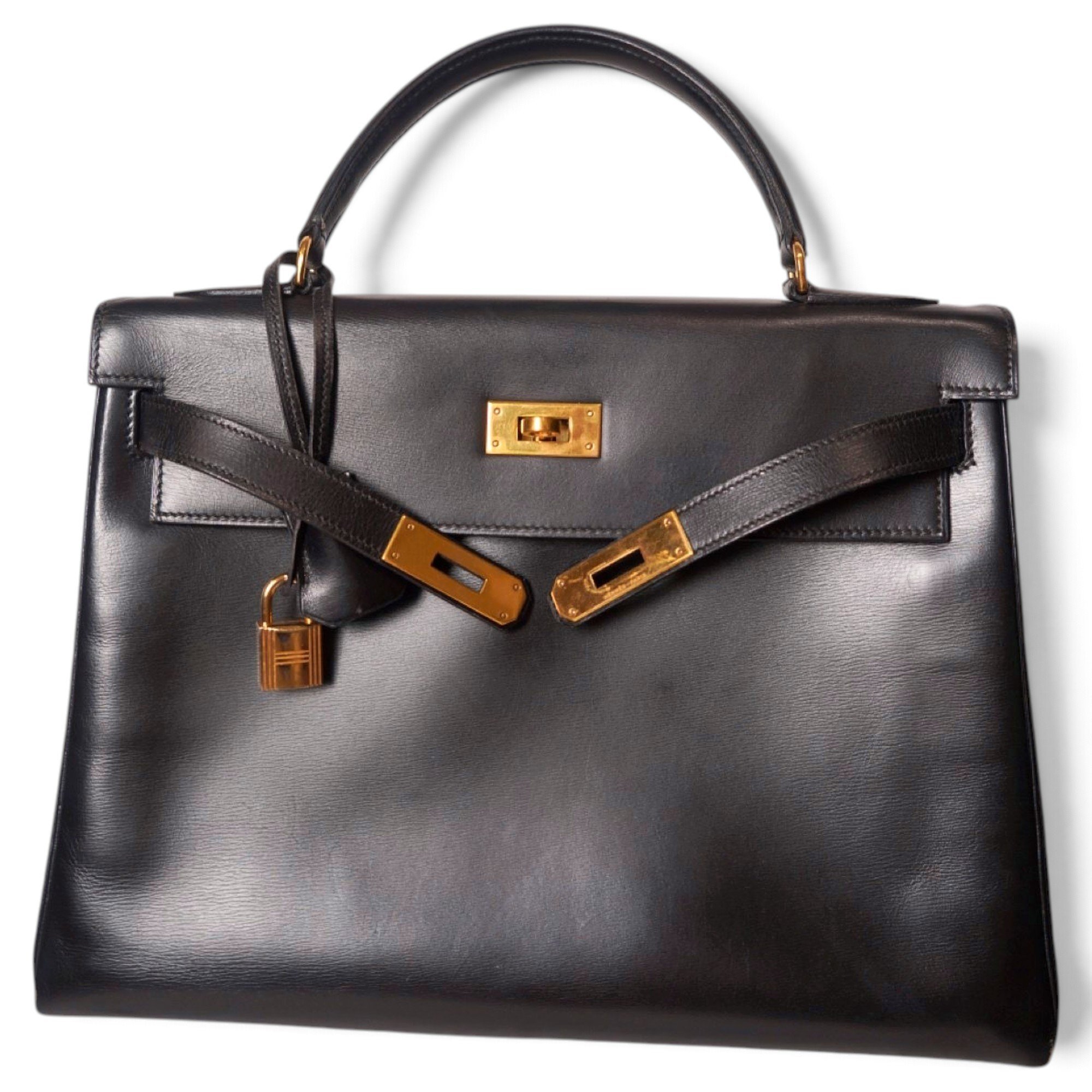 Kelly 32 leather handbag