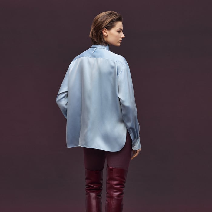 Bleu Quartz Equestrian Shirt