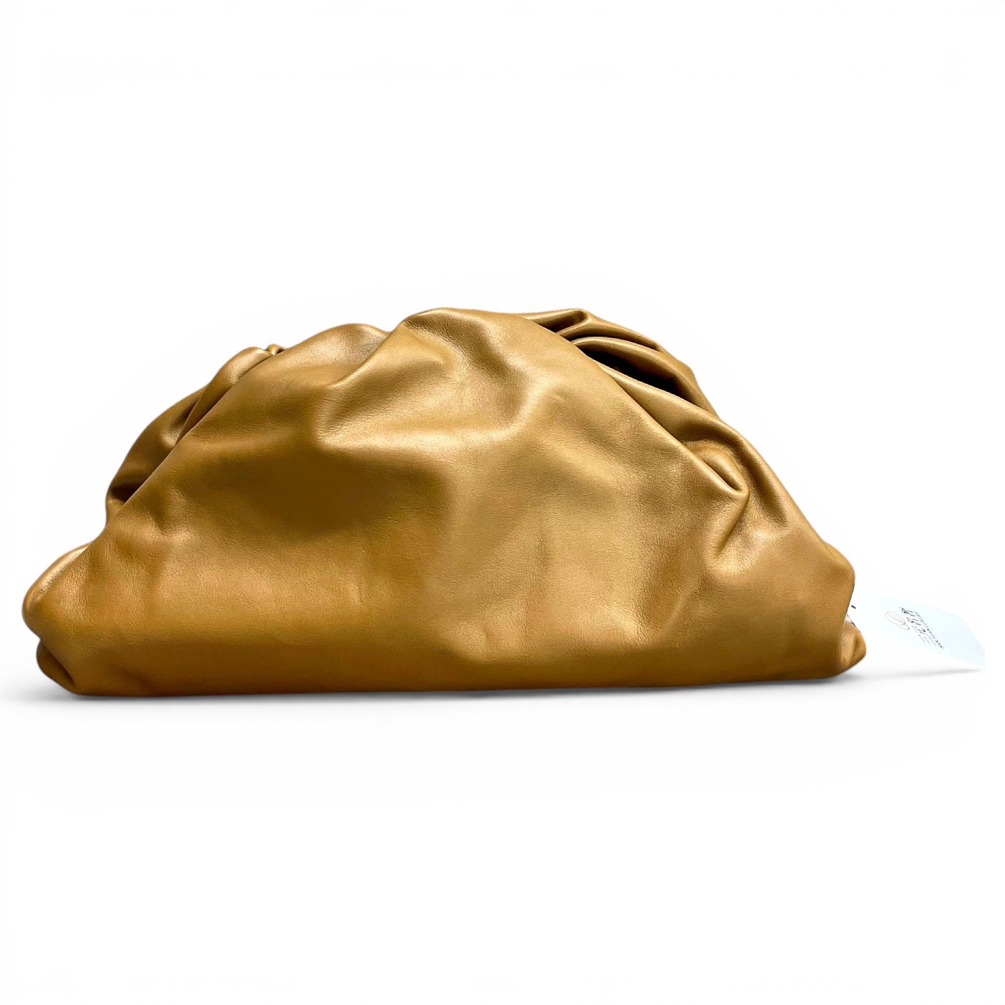 Pouch leather clutch bag