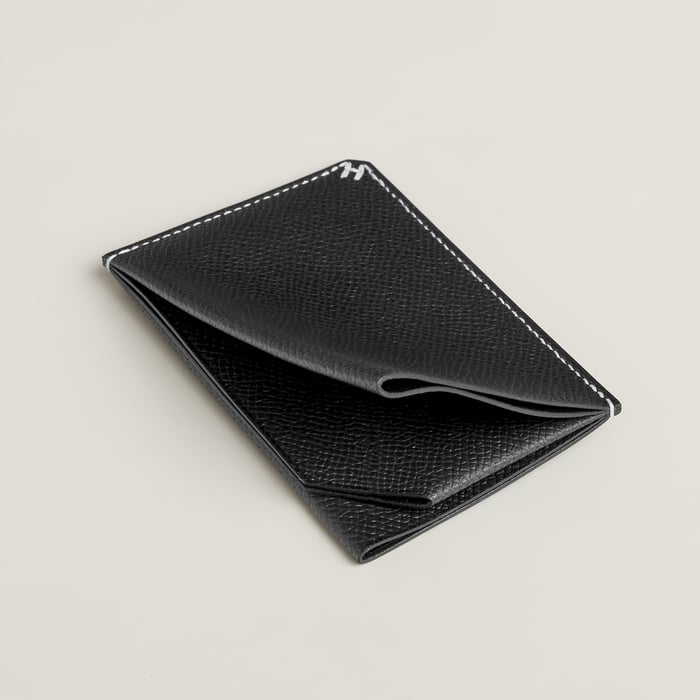 Noir H Sellier Card Holder